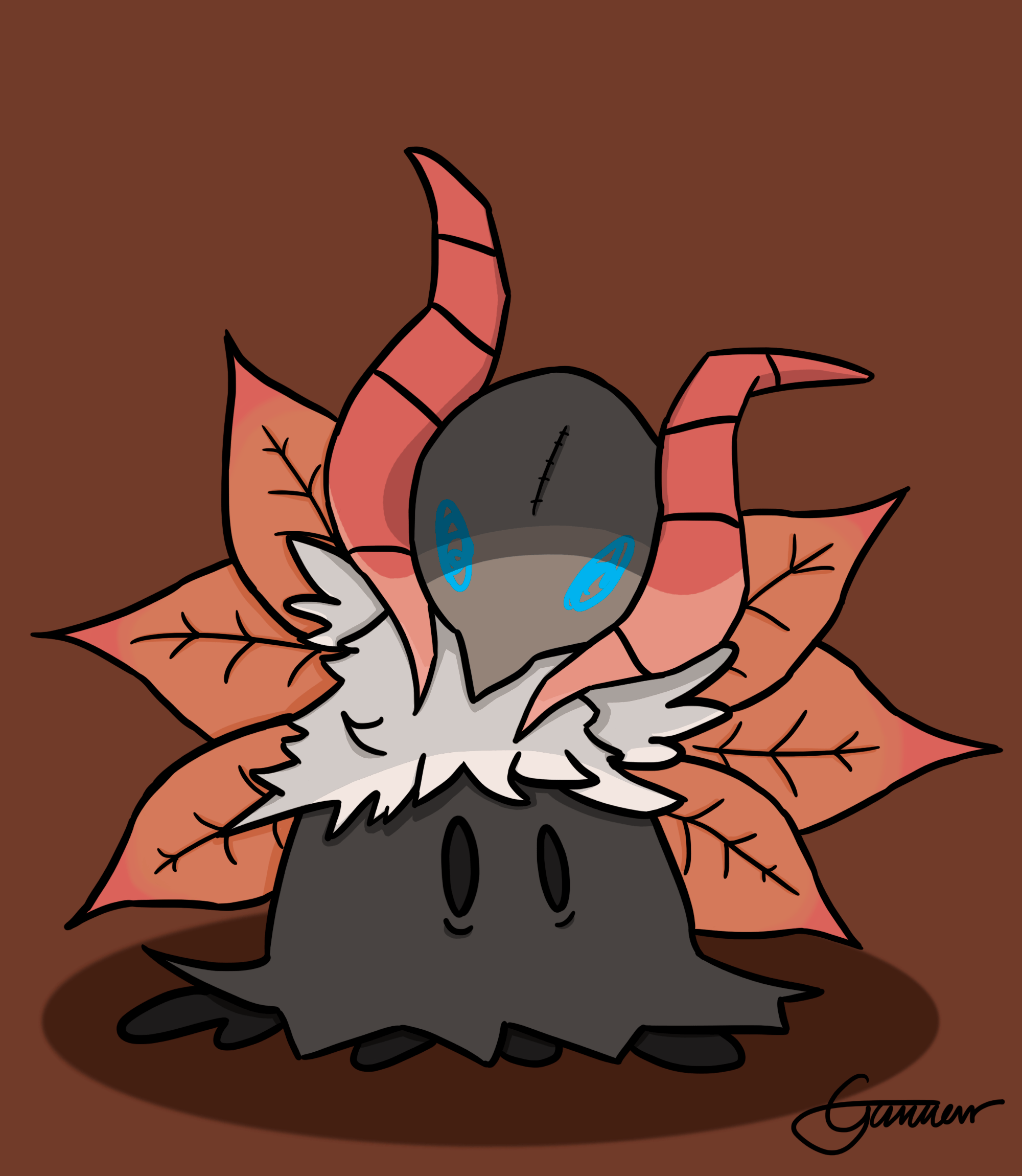 Made A Volcarona Mimikyu For My Brother. Thought You Guys Would