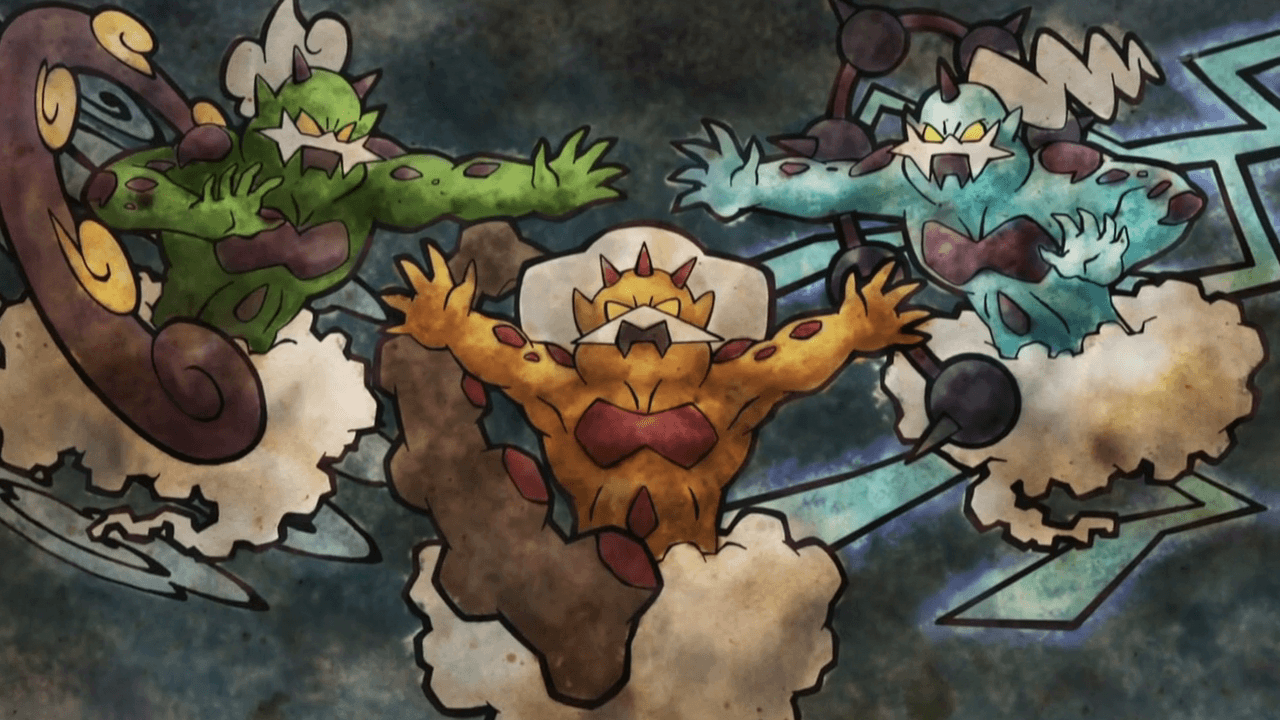 Tornadus, Landorus and Thundurus. Pokémon. Pokémon
