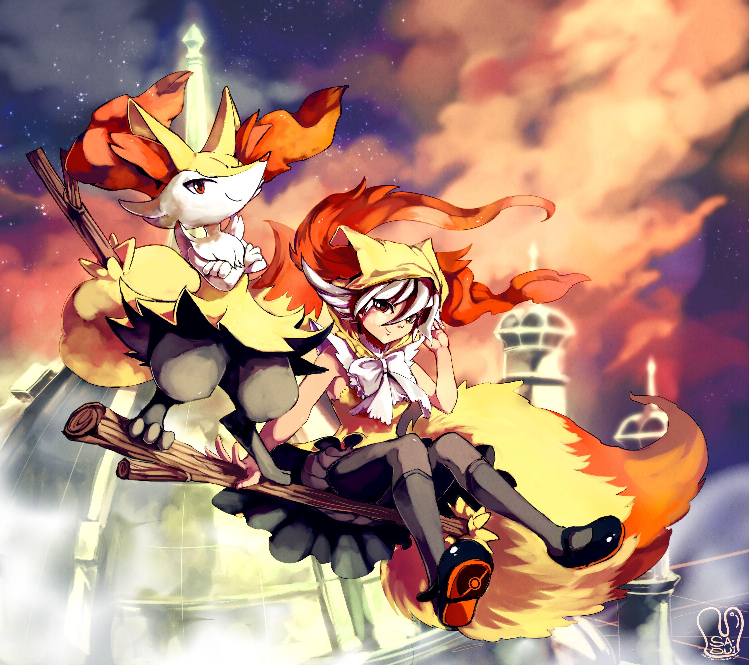 Braixen (pokemon) Drawn By Sa Dui