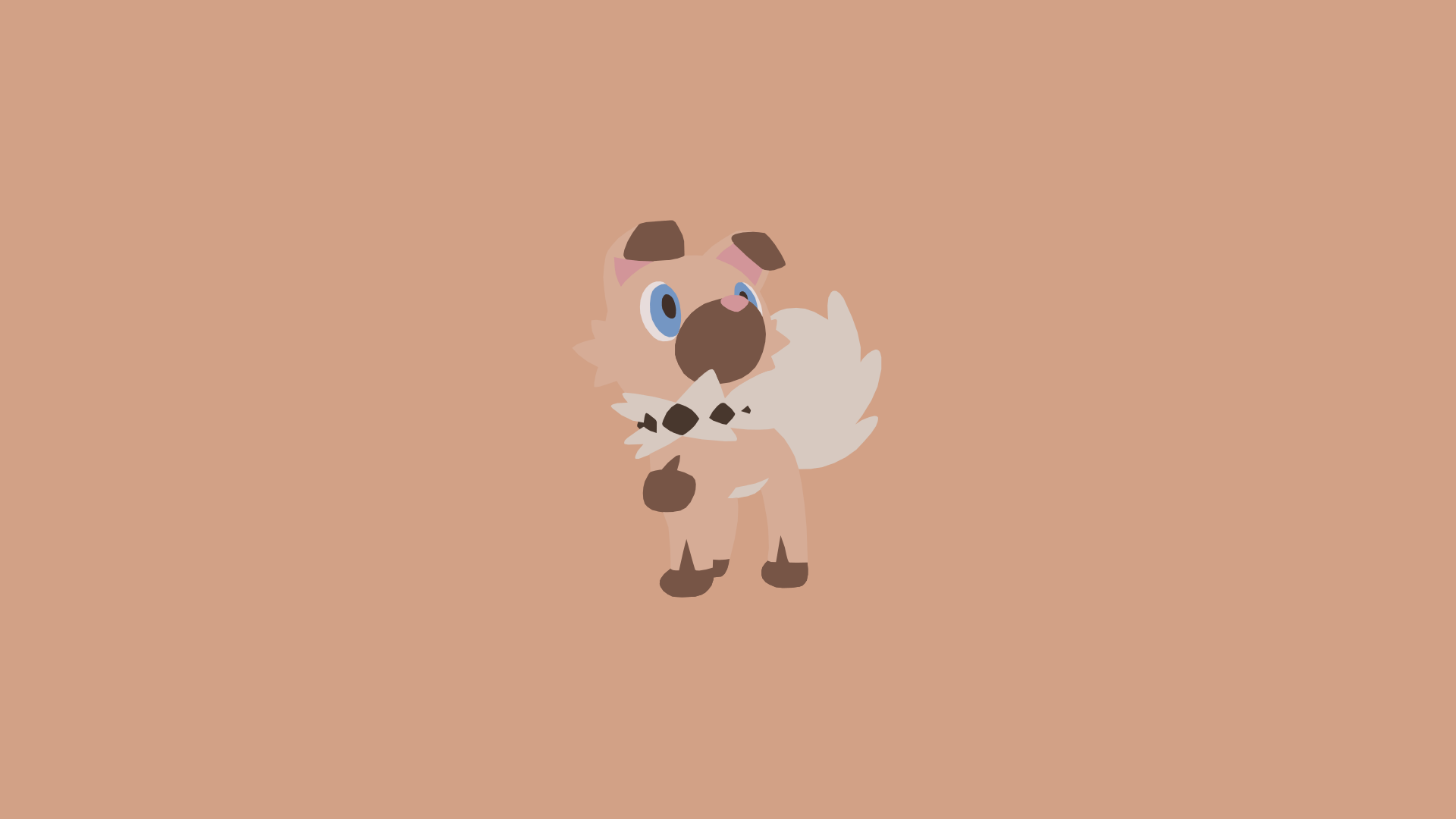 1920x1080px Rockruff Wallpaper