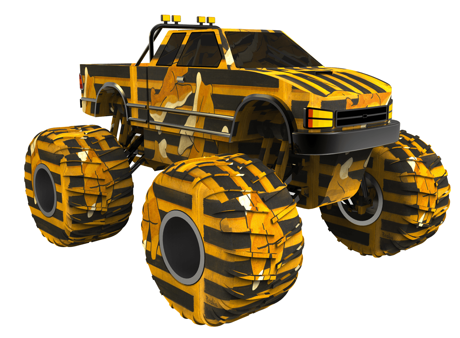 New Amber Wiggins. pixels 500x Monster truck