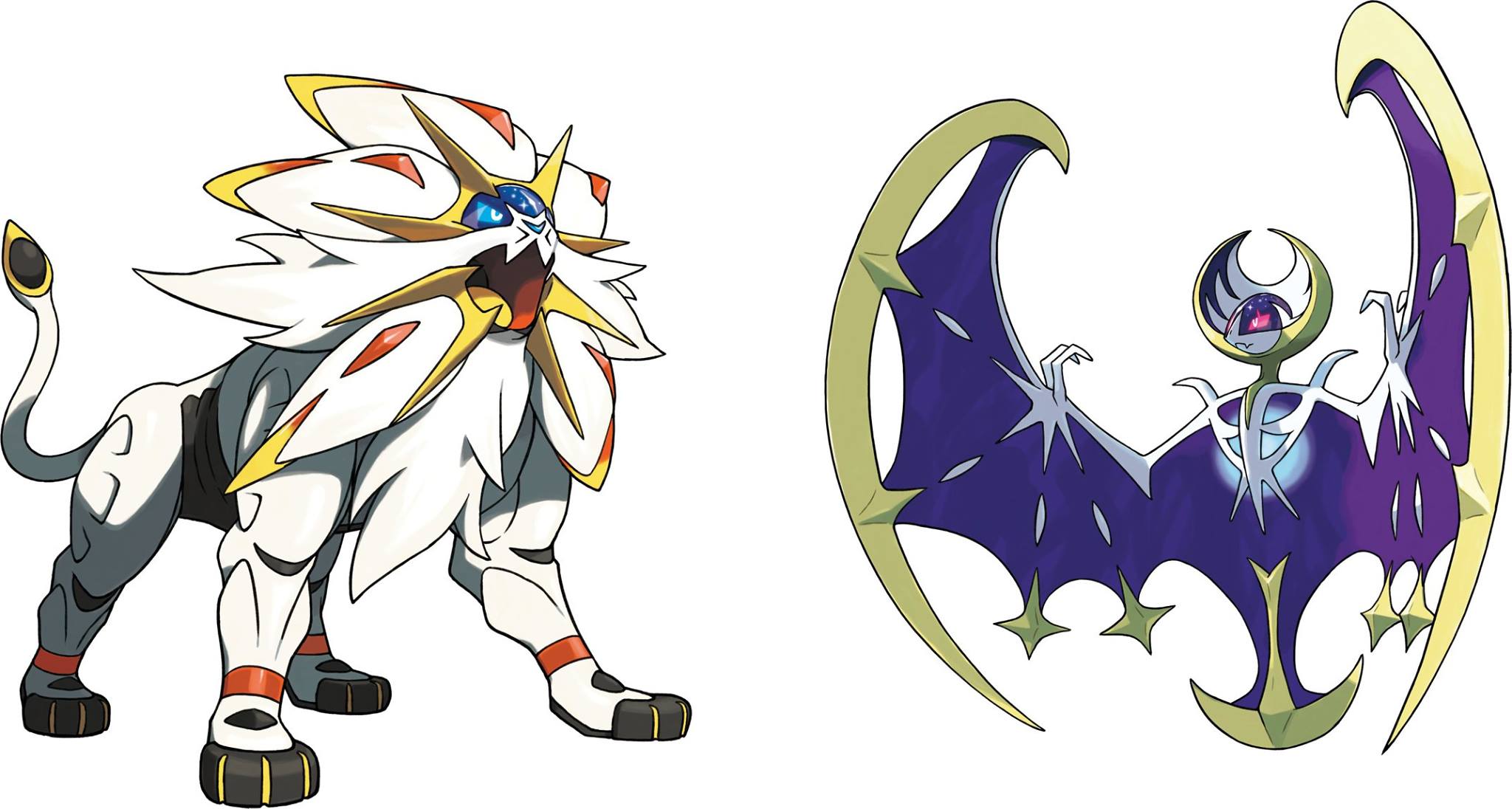 Pokémon immagini Solgaleo & Lunala artwork HD wallpaper