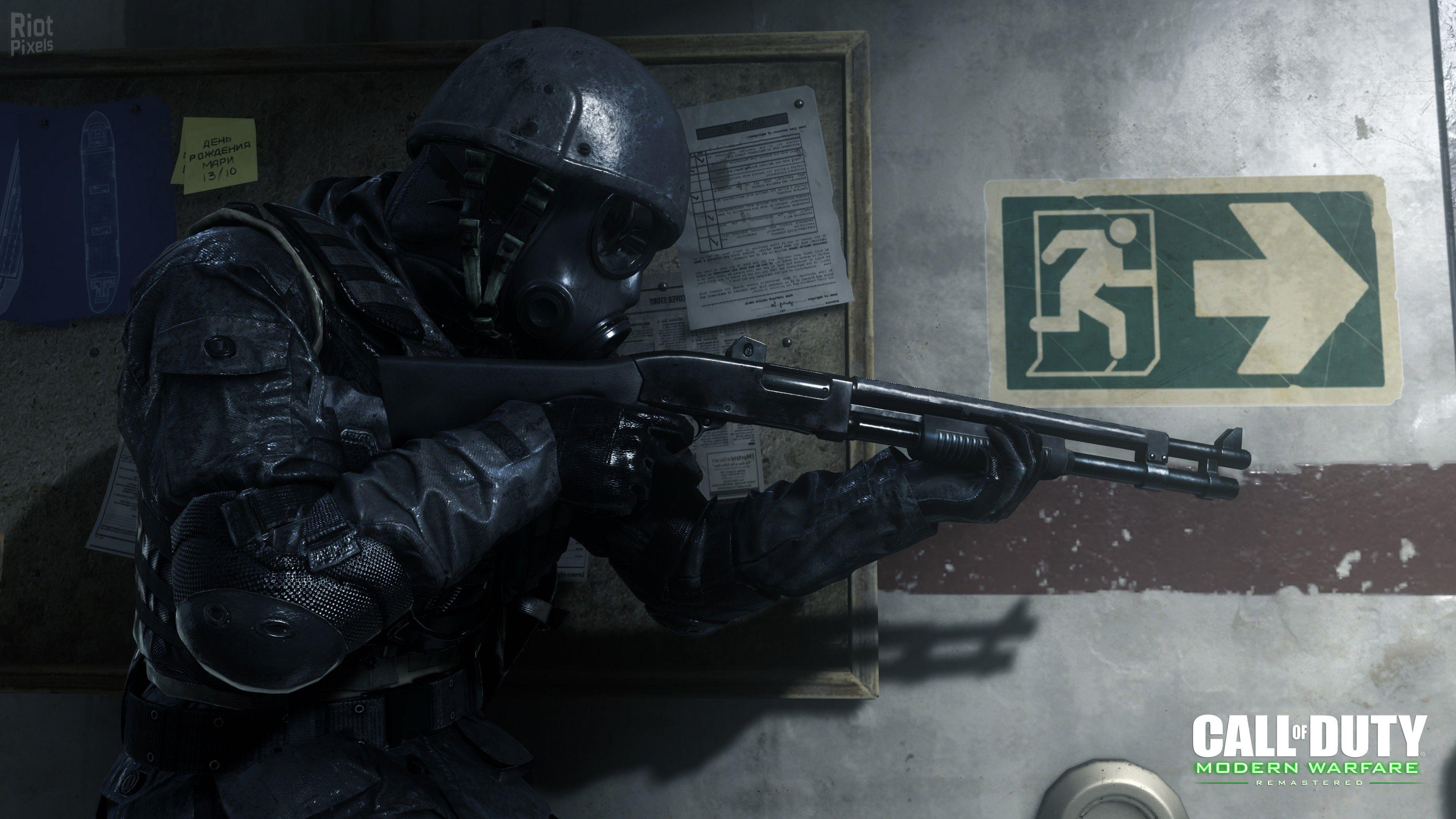 Wallpaper Call of Duty: Modern Warfare Remastered, shooter, PC, PS 4