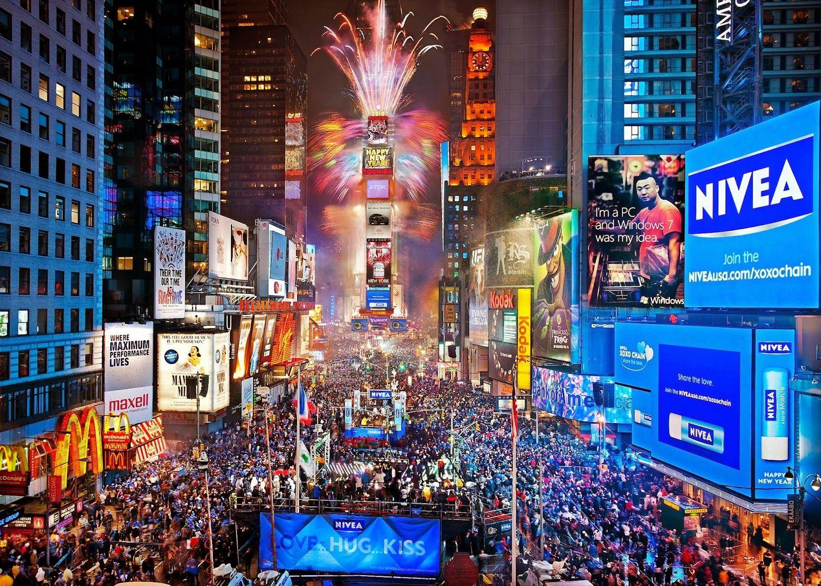 Times Square New Years Ev HD Wallpaper, Background Image