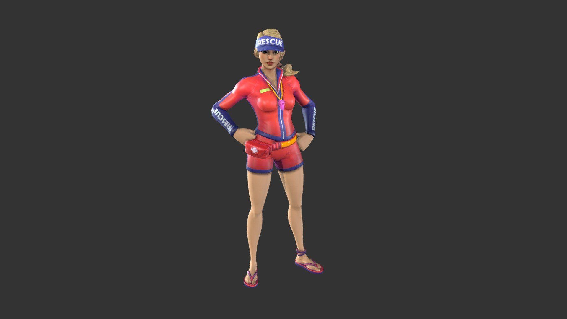 Sun Strider Outfit model