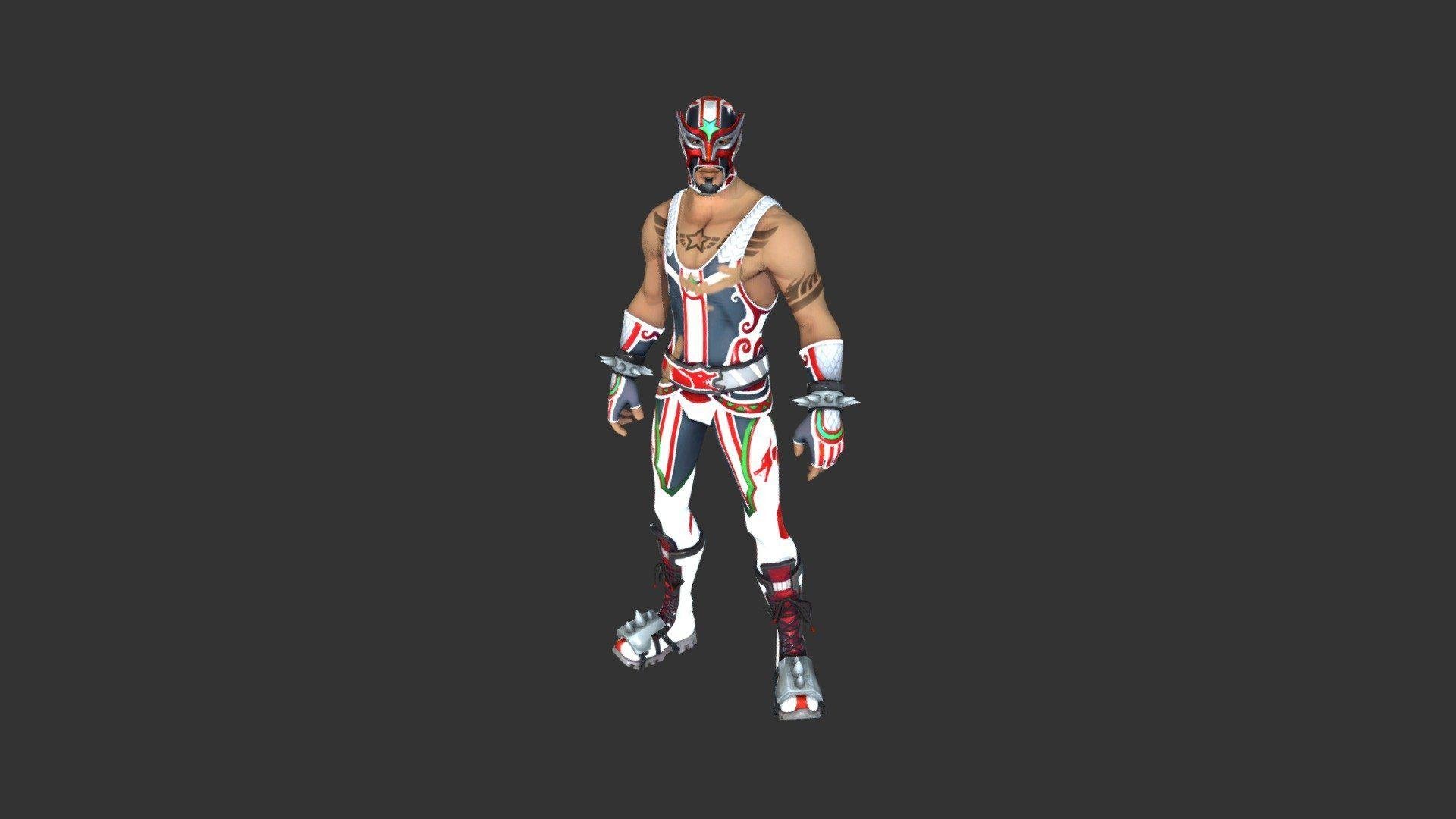 Masked Fury Outfit model