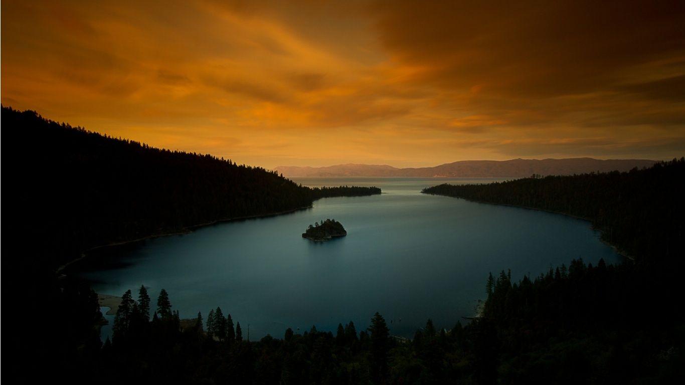Evening Lake Tahoe California Wallpaper