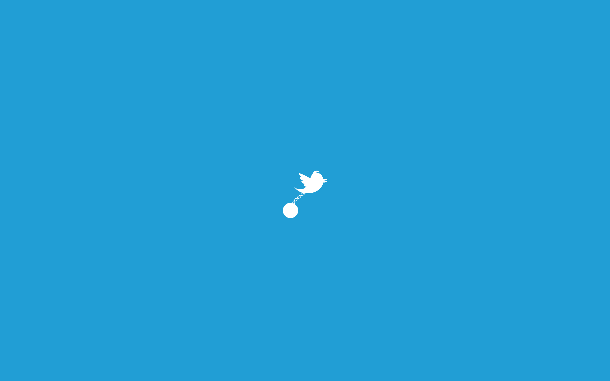 Twitter minimalist wallpaper