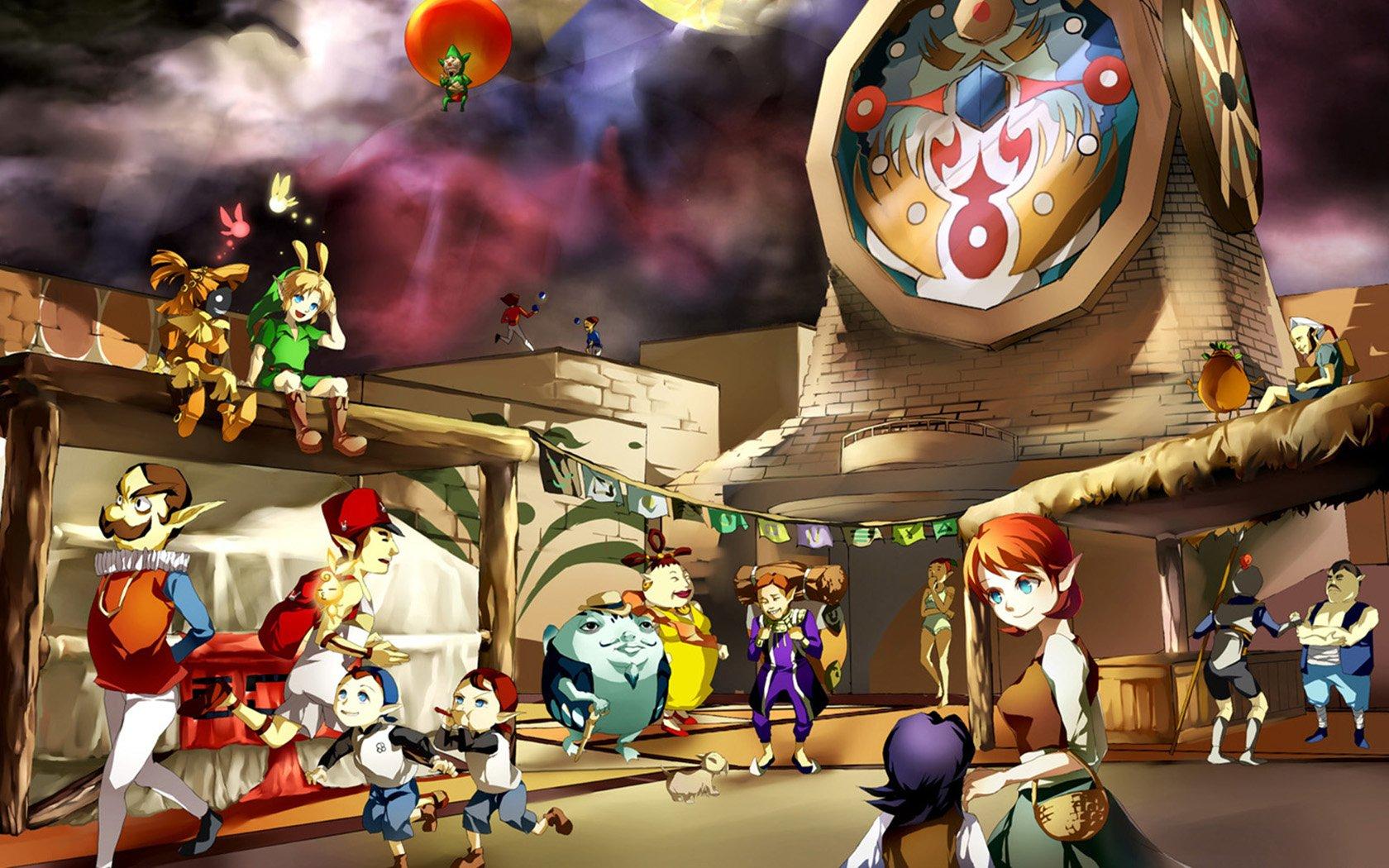 Video games Link The Legend of Zelda: Majoras Mask clocktowers