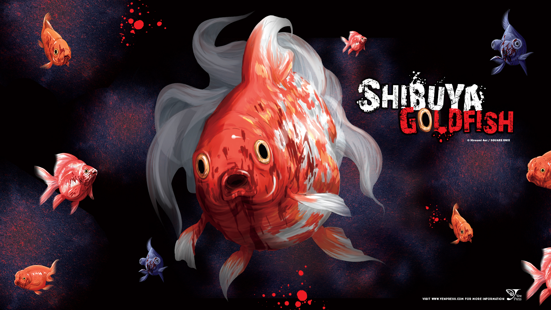 Free Shibuya Goldfish Wallpaper!