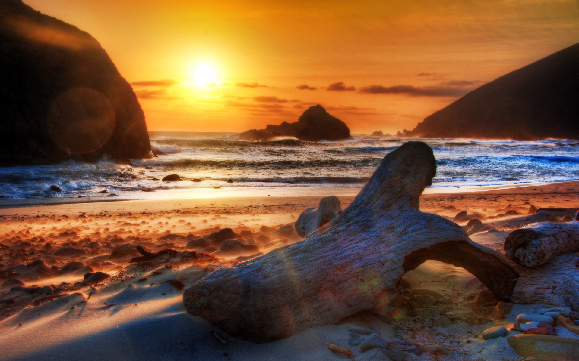 Sunset Beaches Wallpaper Download Free