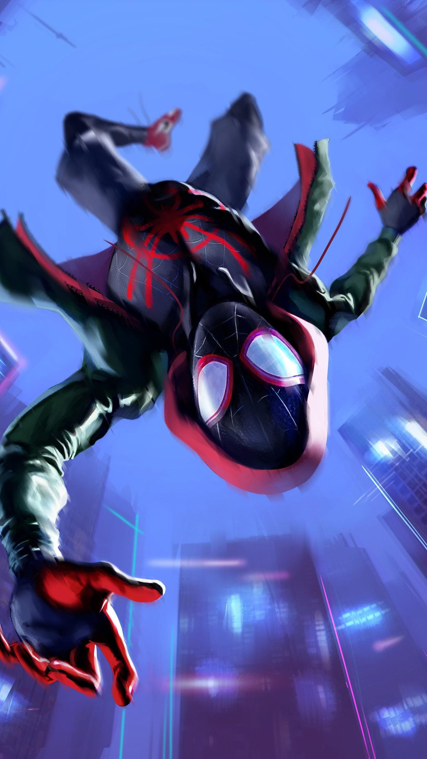 Miles Morales In Spider Man Into The Spider Verse Wallpaper. HD