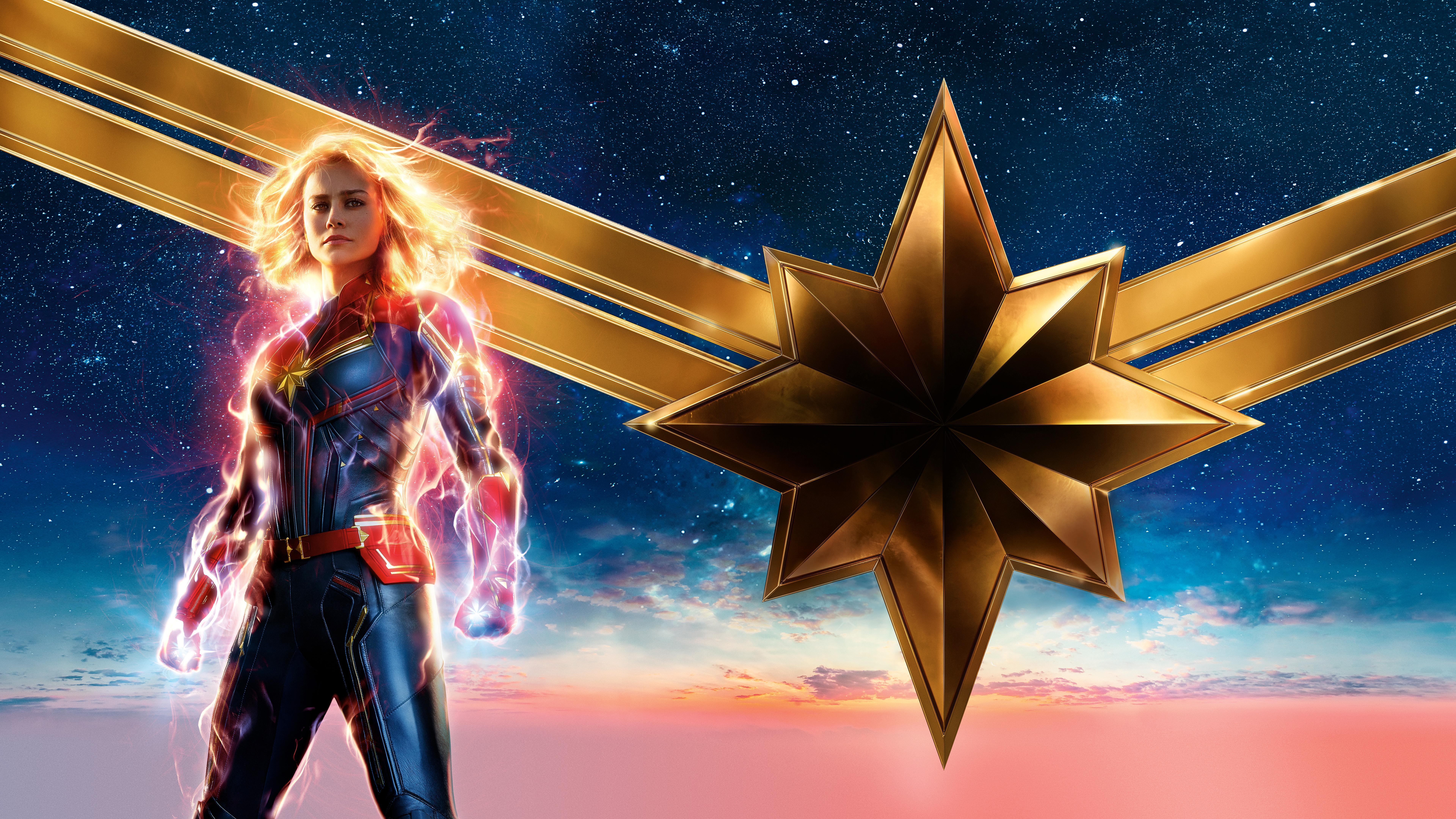 Captain Marvel 2019 Movie 4K 8K Wallpaper
