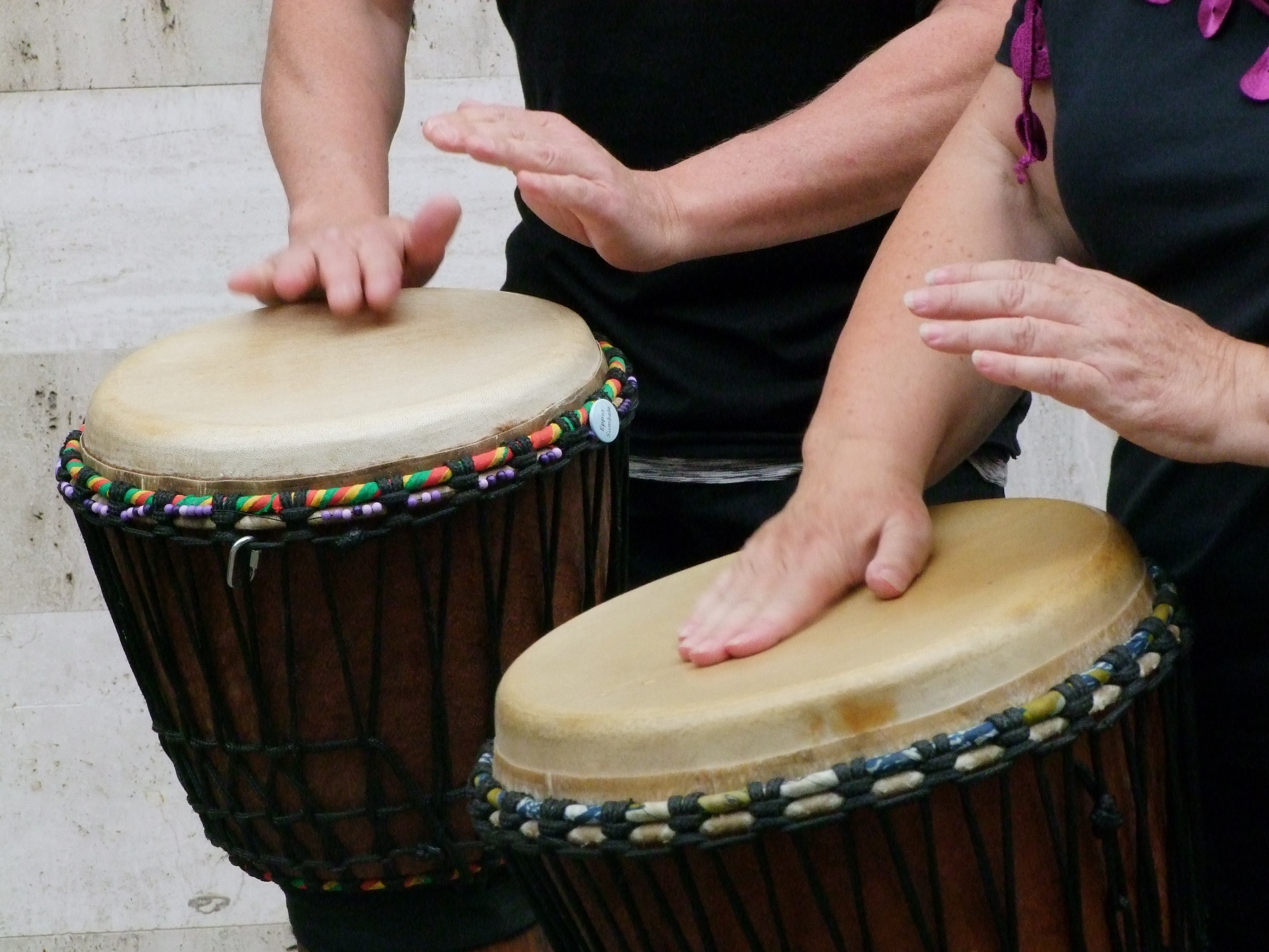 brown and beige conga drum free image
