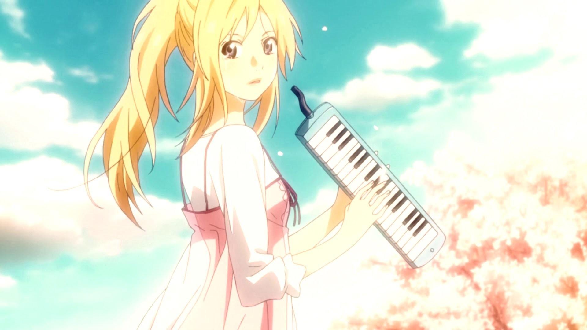 Shigatsu Wa Kimi No Uso Wallpaper background picture