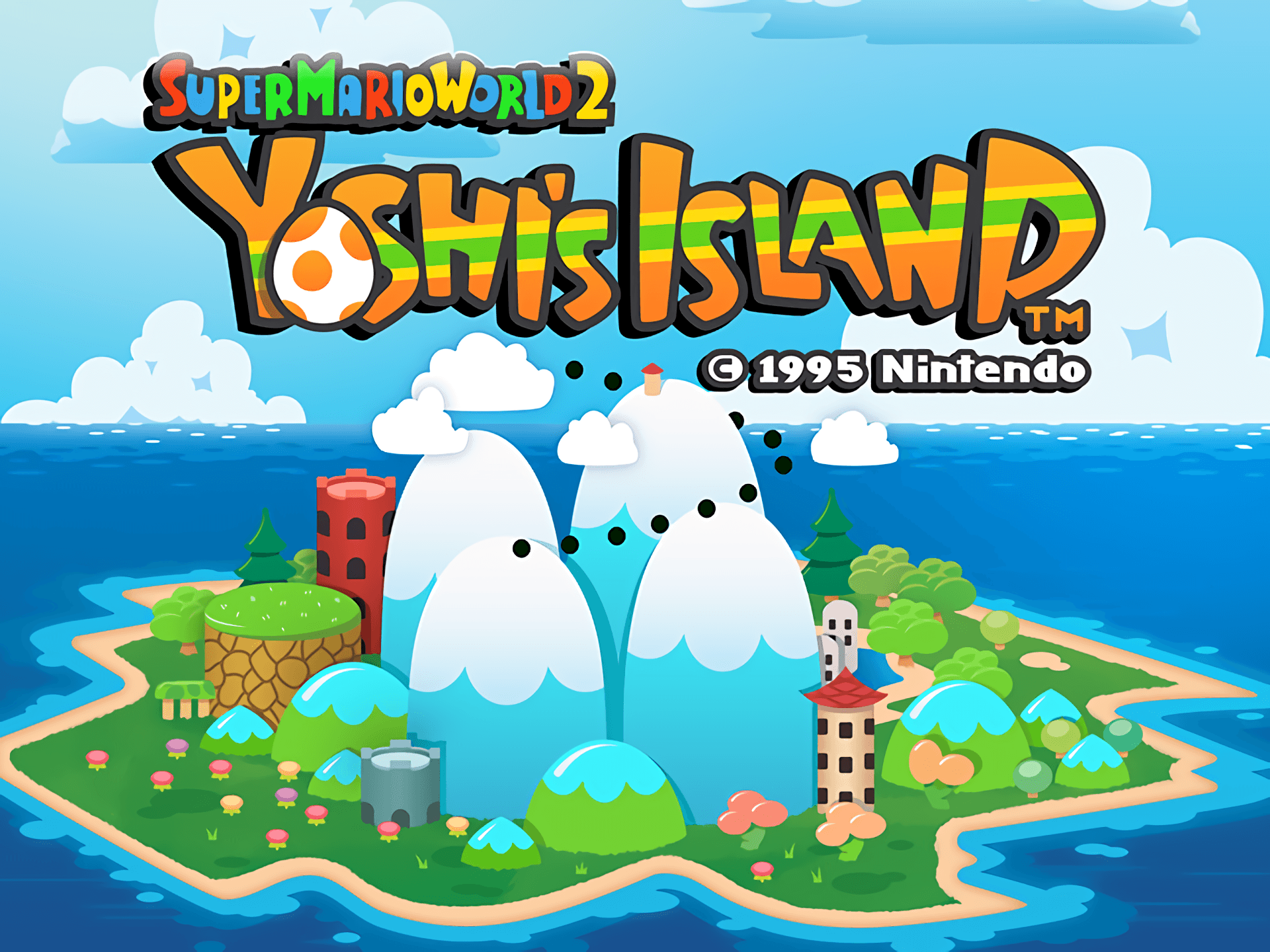 Video Game Super Mario World 2: Yoshi's Island Wallpaper