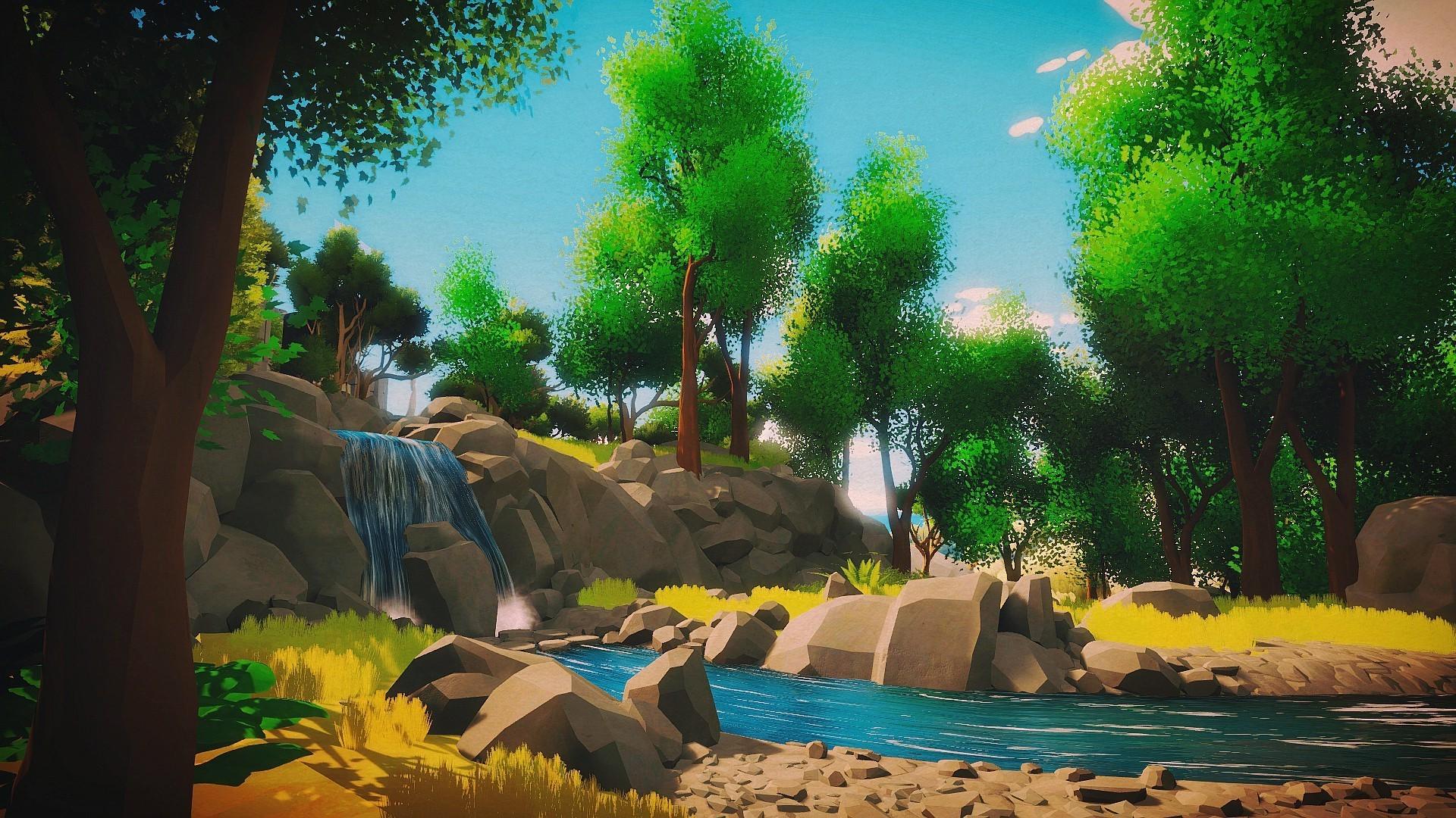 the witness video games artwork playstation 4 wallpaper