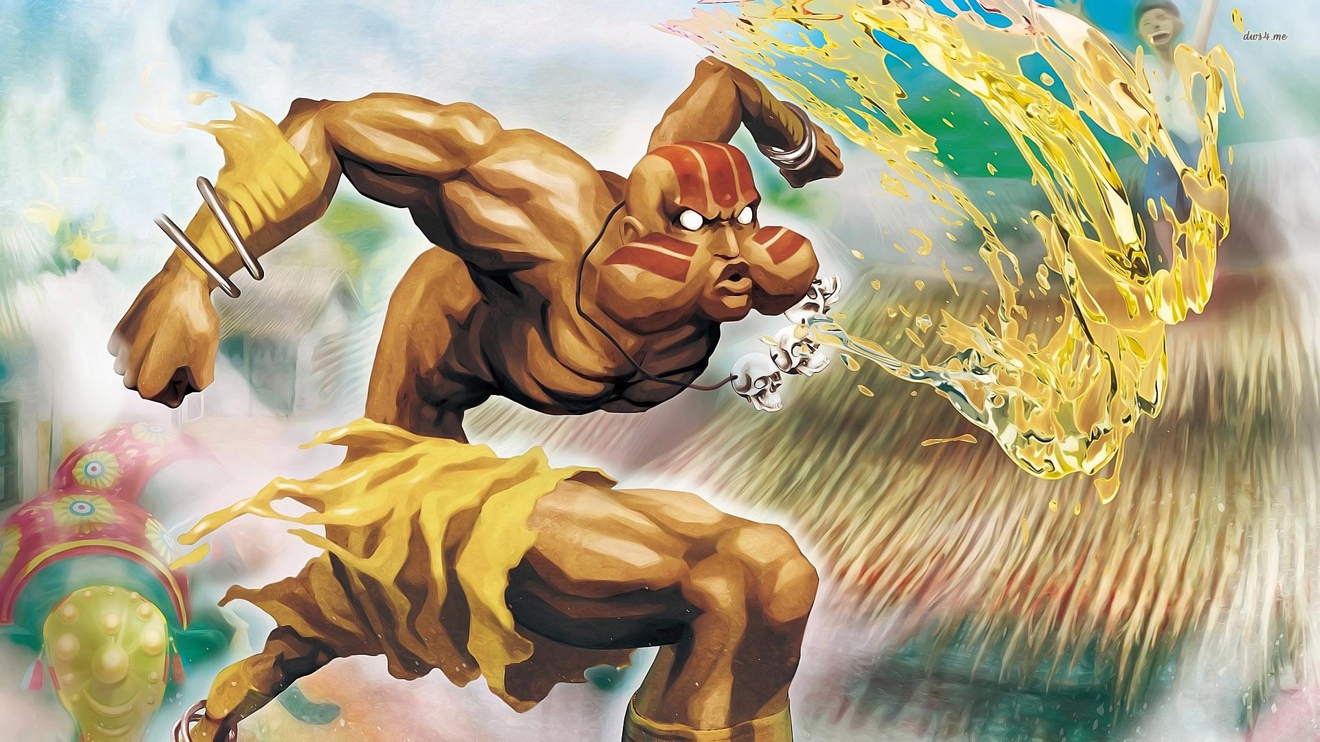Dhalsim in Super Street Fighter II: The New Challengers wallpaper
