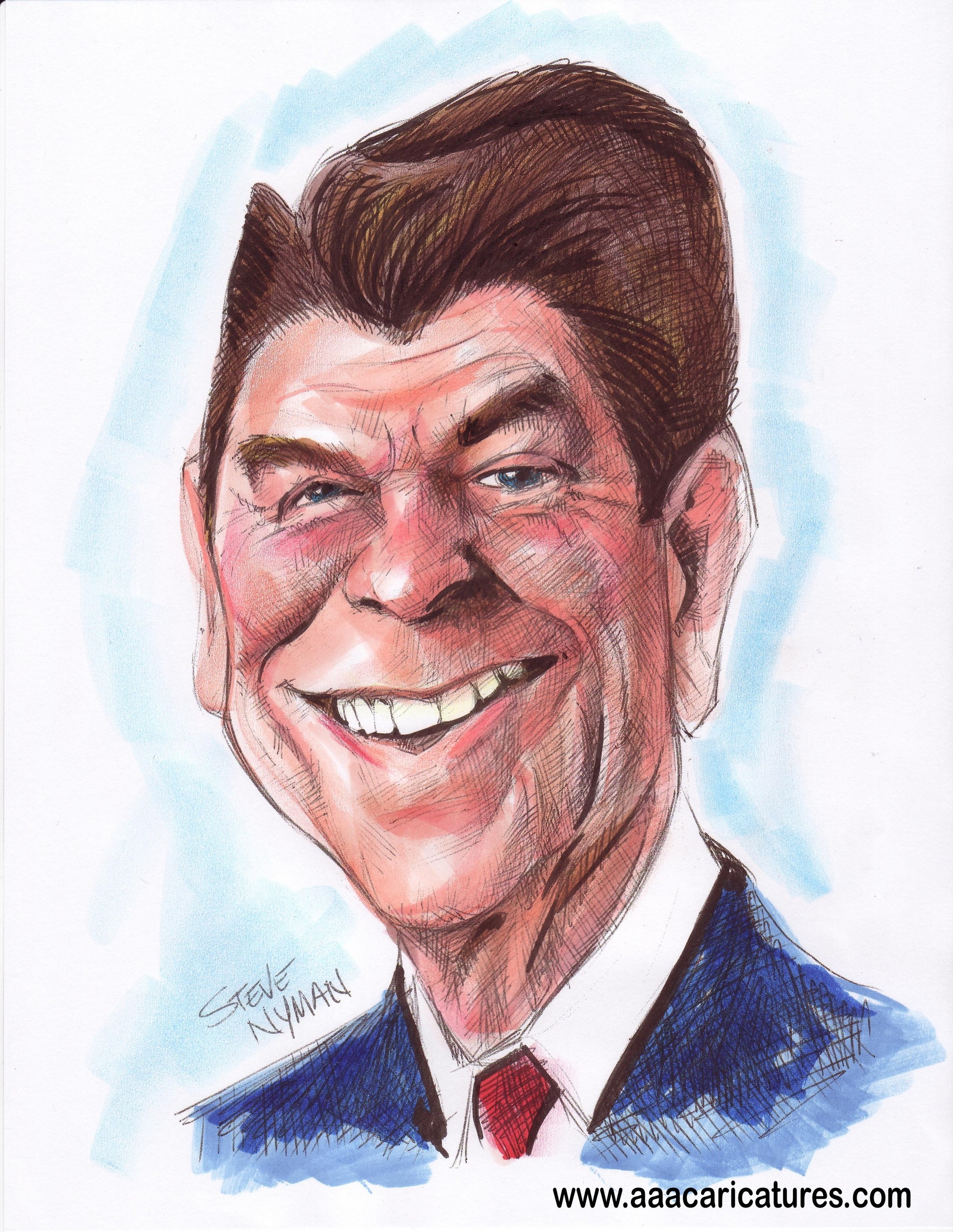 Ronald Reagan image Ronald Reagan Caricature Art HD wallpaper
