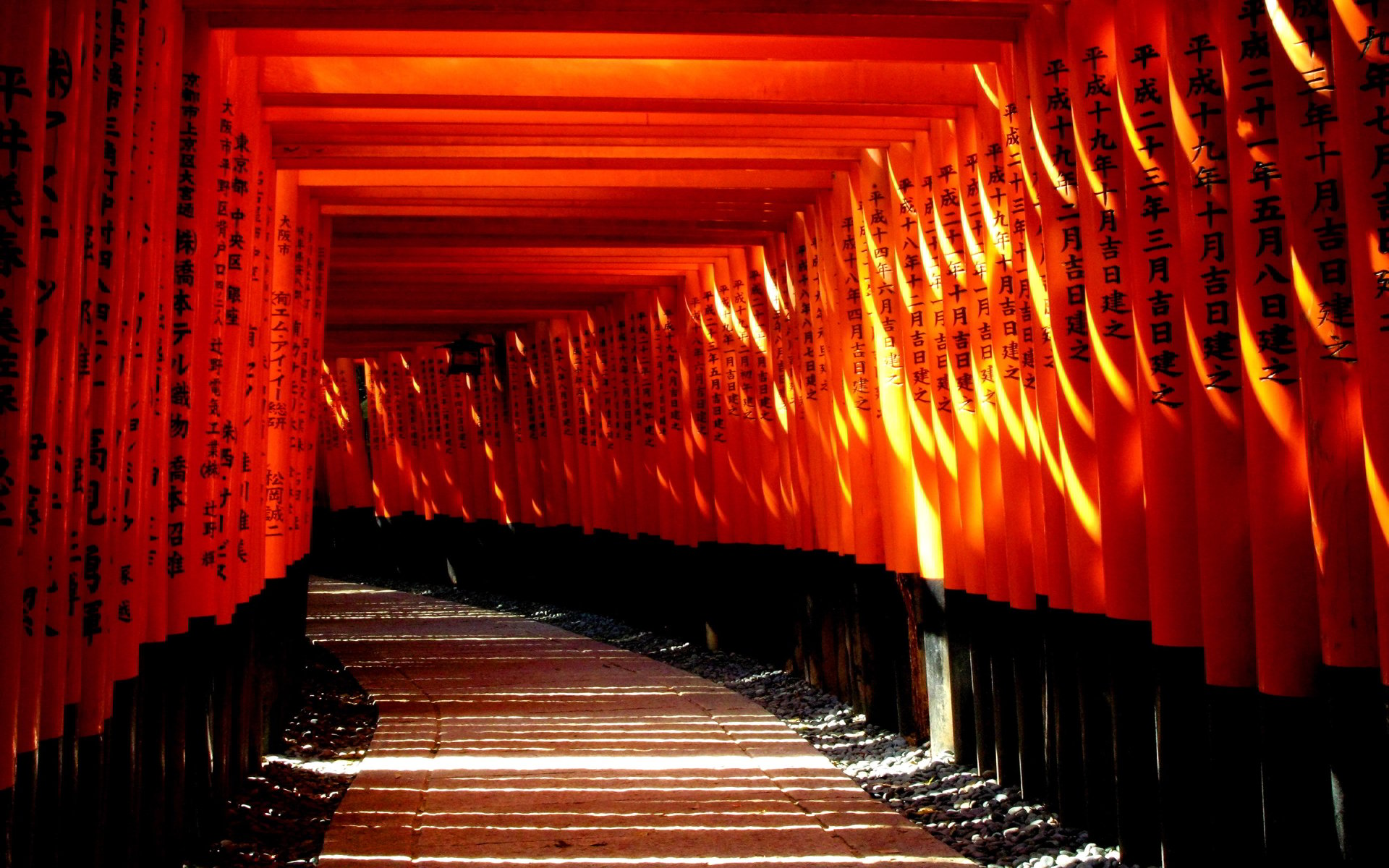 Torii gate shrine japan