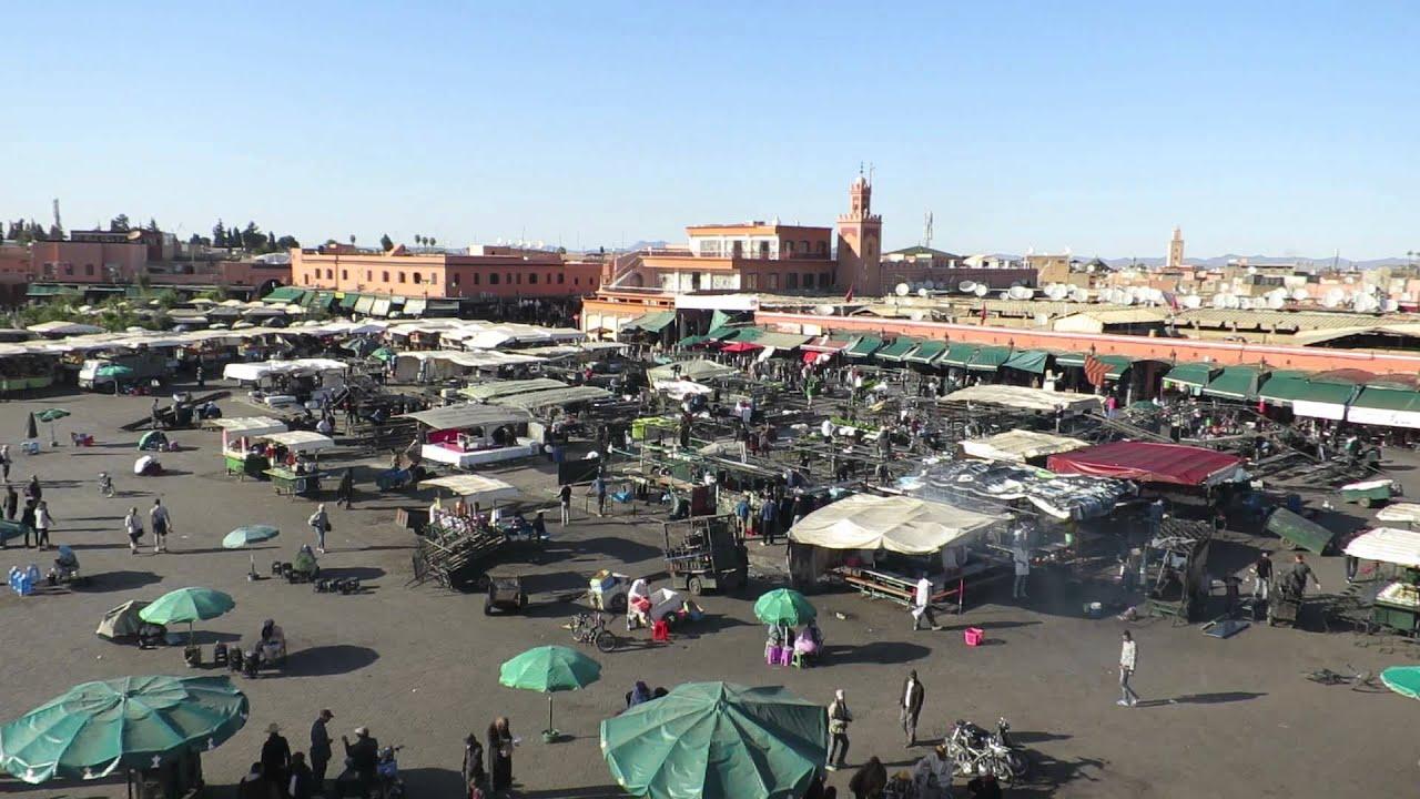 Marrakech. Jemaa El Fna. Full HD 1080p