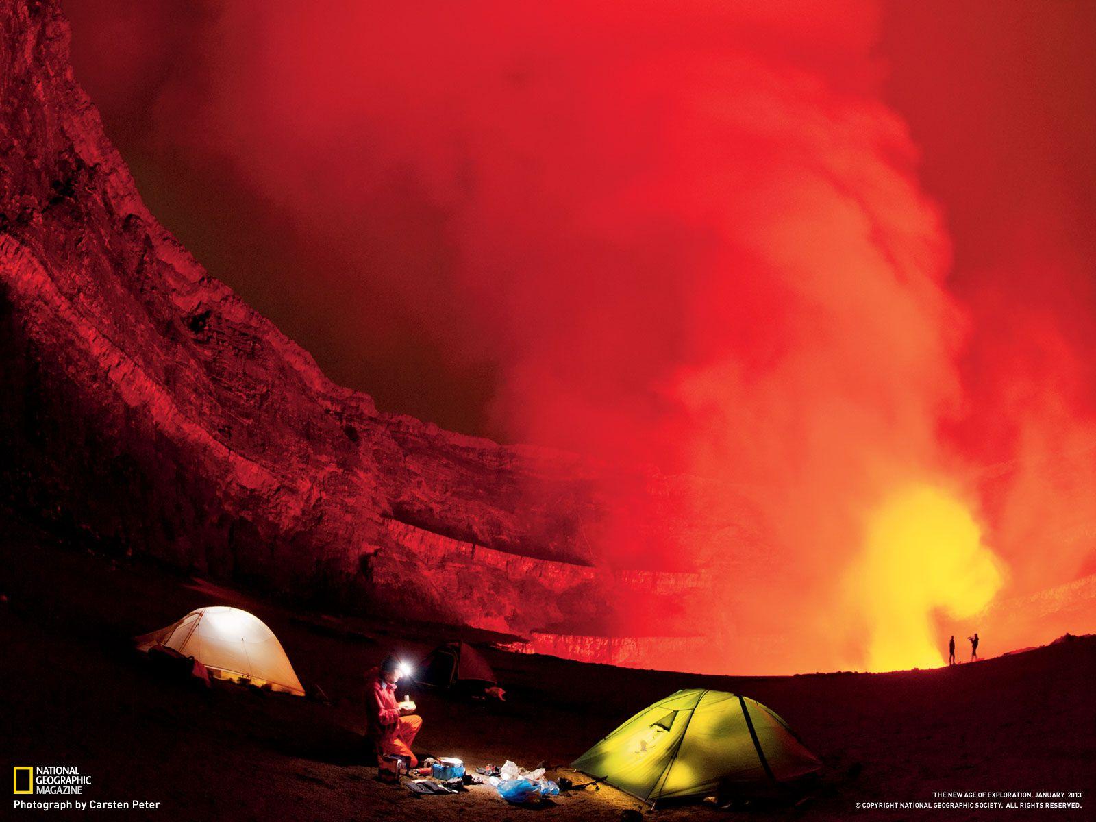 Mount Nyiragongo, Congo. I want to read the whole book, not just a