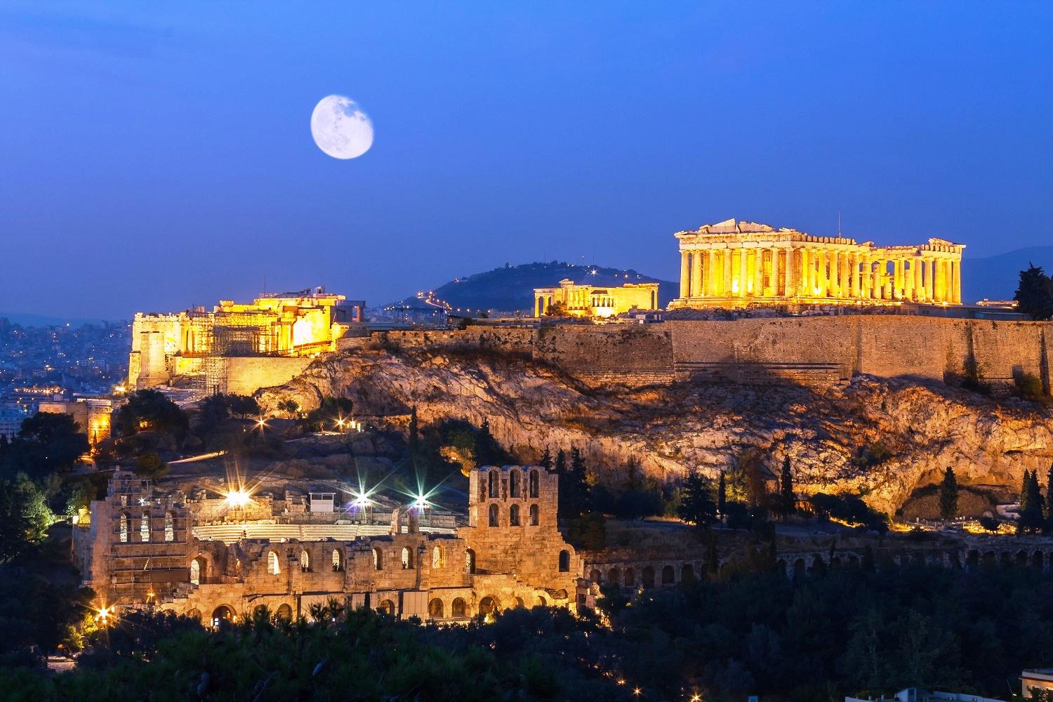 The Greek Travelling Destination Acropolis of Athens