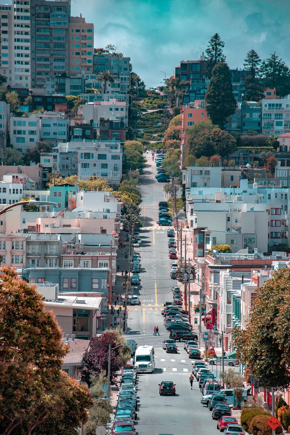 Lombard Street, San Francisco, United States Picture. Download