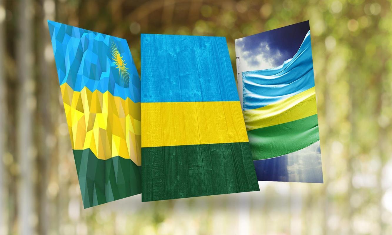 Rwanda Flag Wallpaper for Android