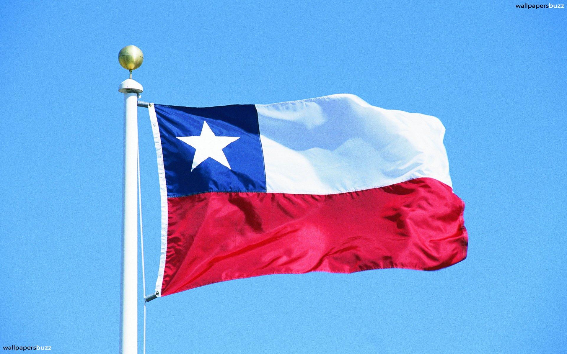 The flag of Chile HD Wallpaper