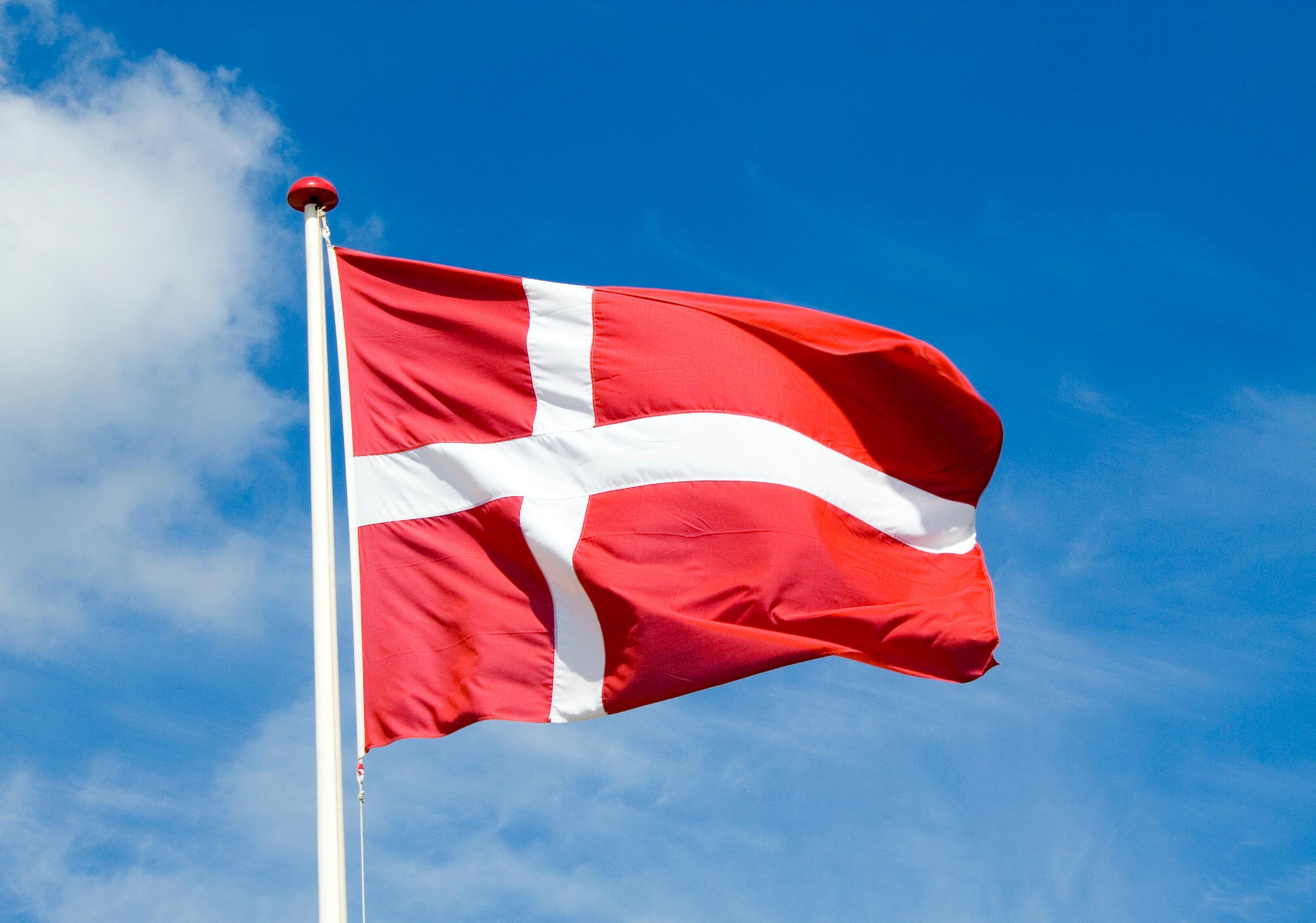 Denmark flag Large Image