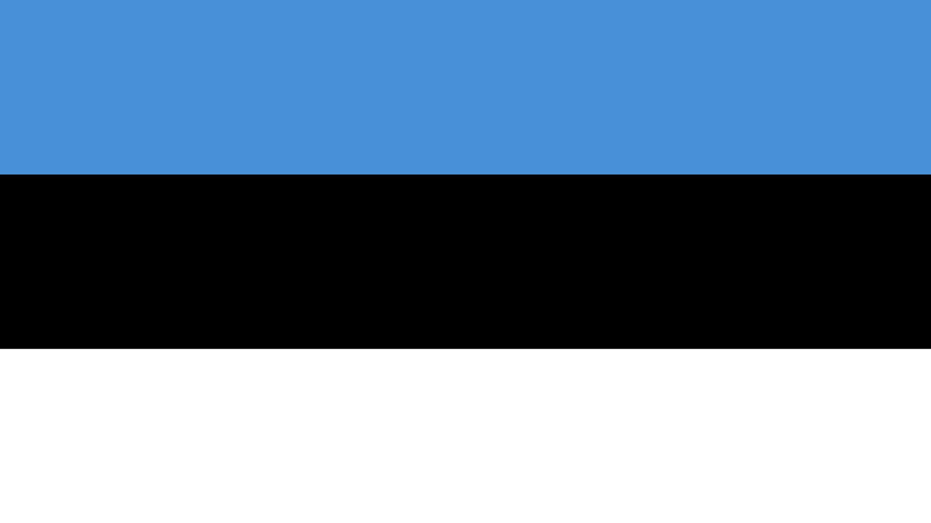 Simple Estonia Flag Wallpaper 51634 1920x1080px