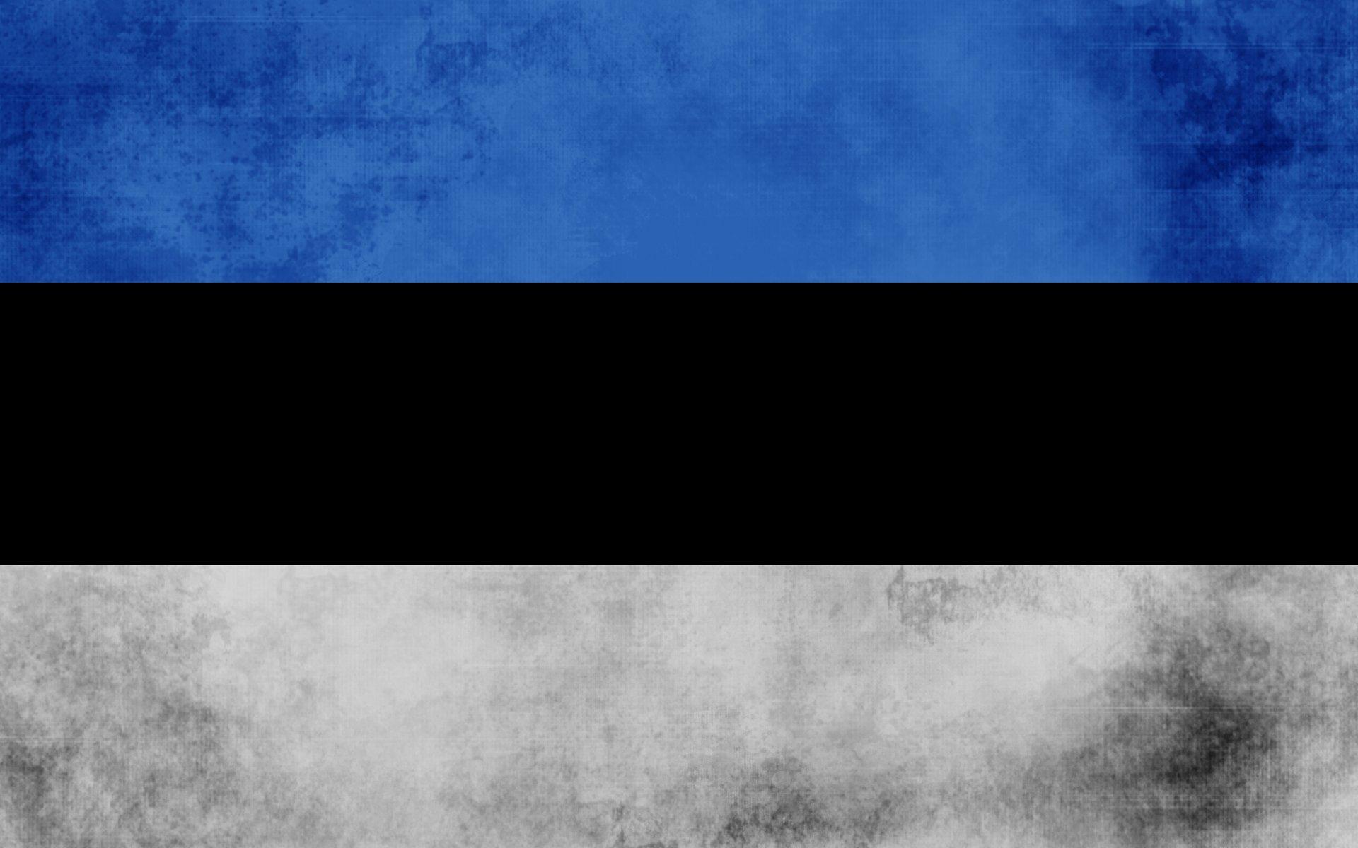 blue, black, white, flags, Estonia Wallpaper / WallpaperJam.com