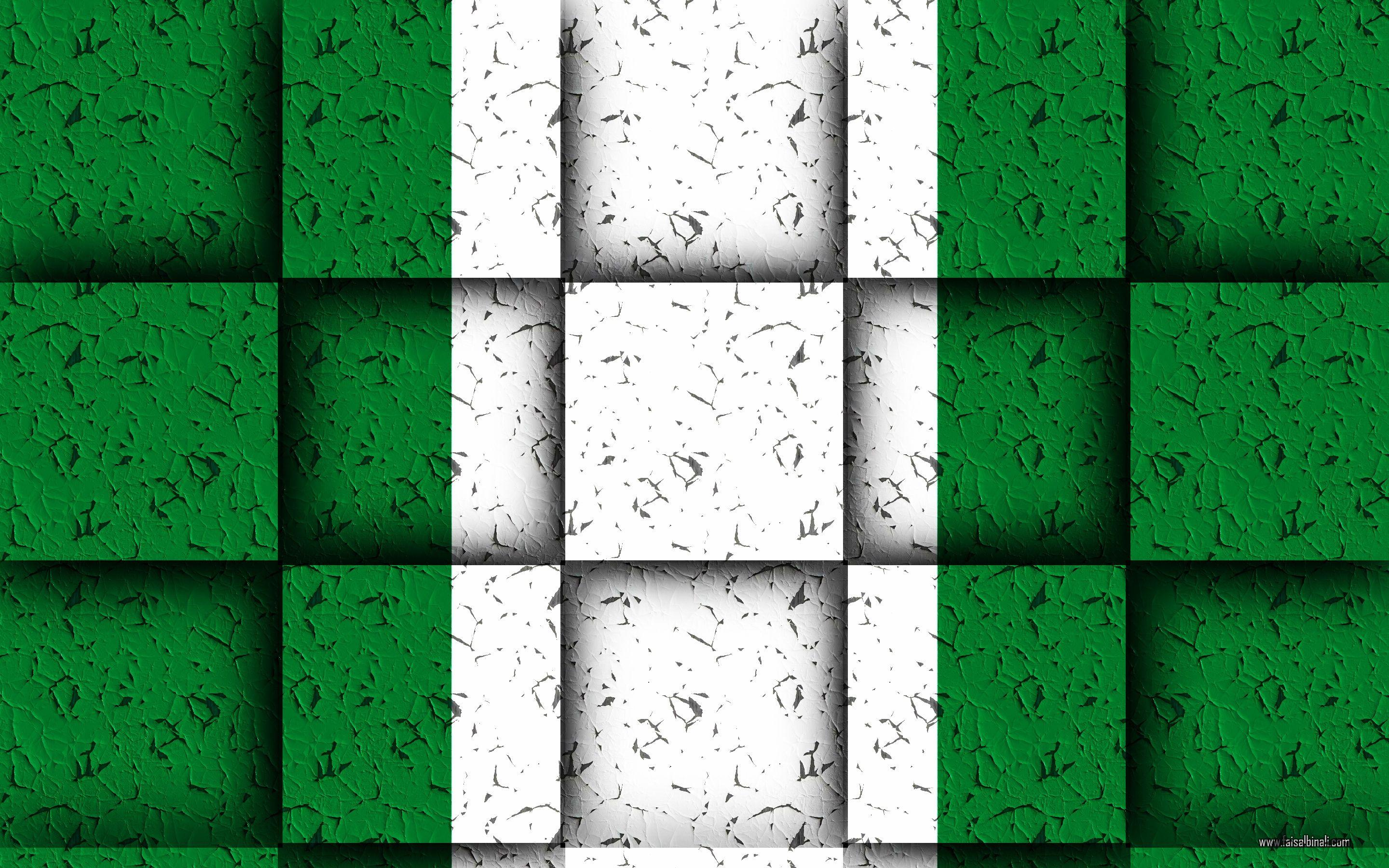 nigeria #flags #artwork #Wallpaper #for #smartphones, #tablets