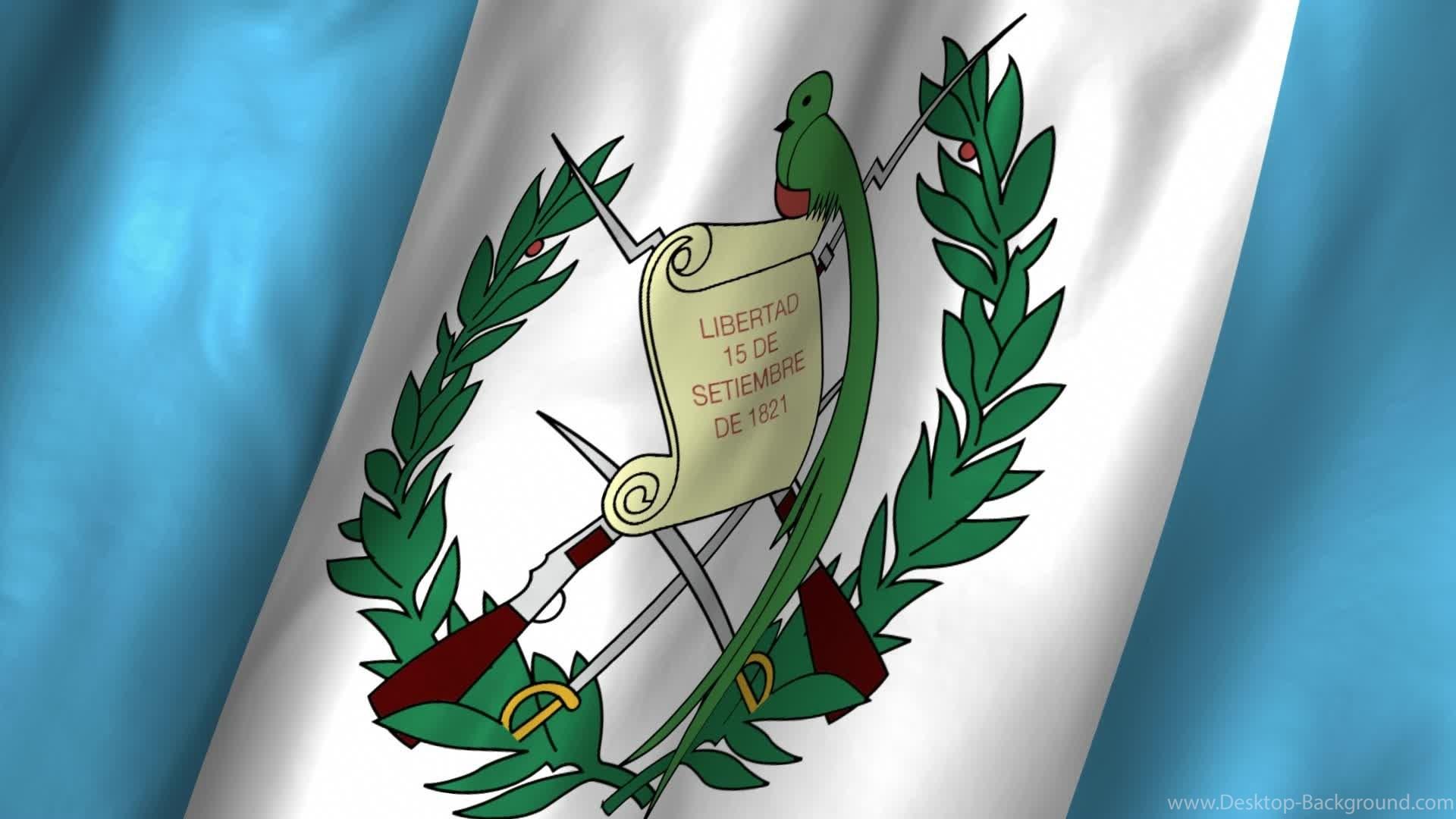 Guatemala Waving Flag Stock Video 12278110 Desktop Background
