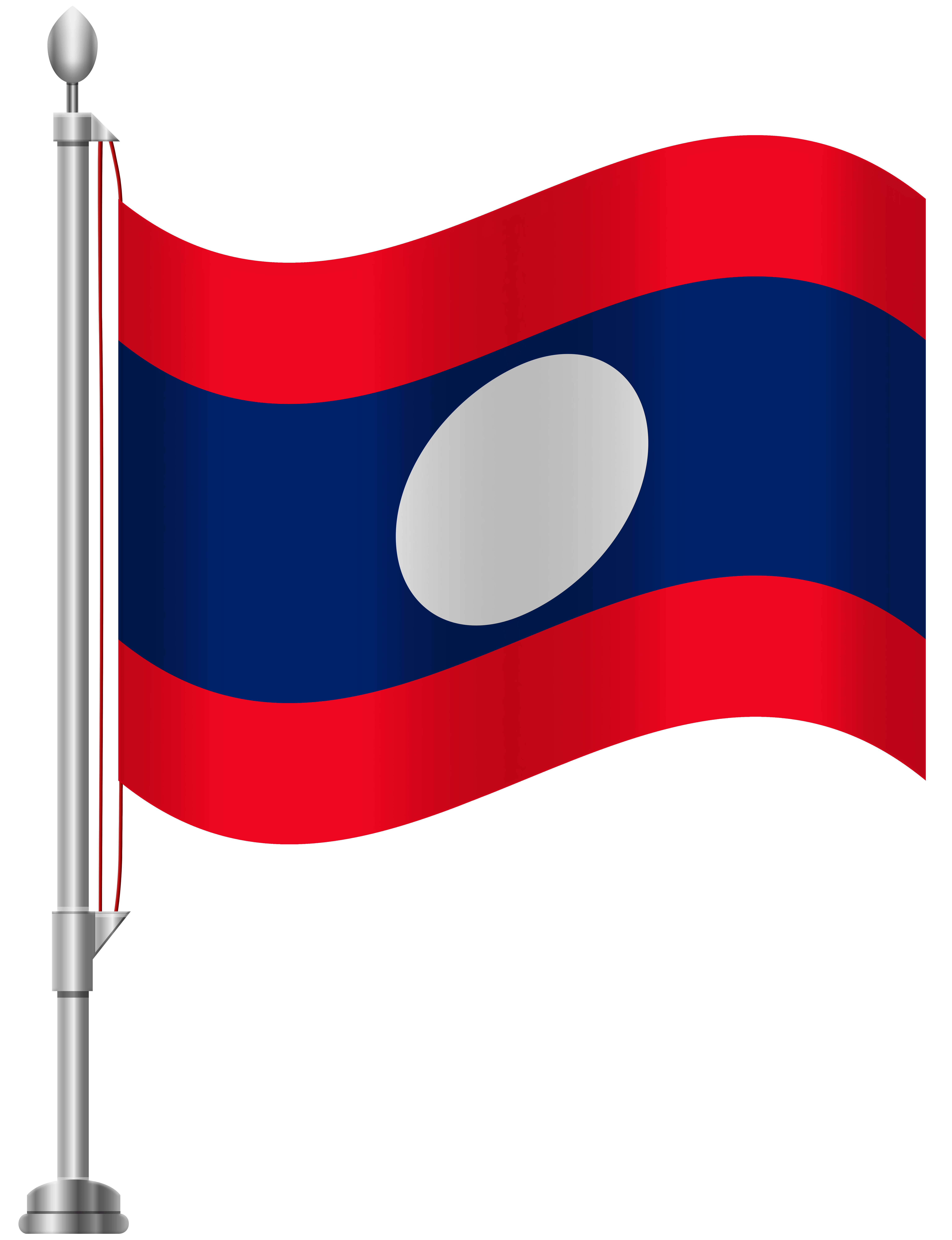 Laos Flag Transparent & PNG Clipart Free Download