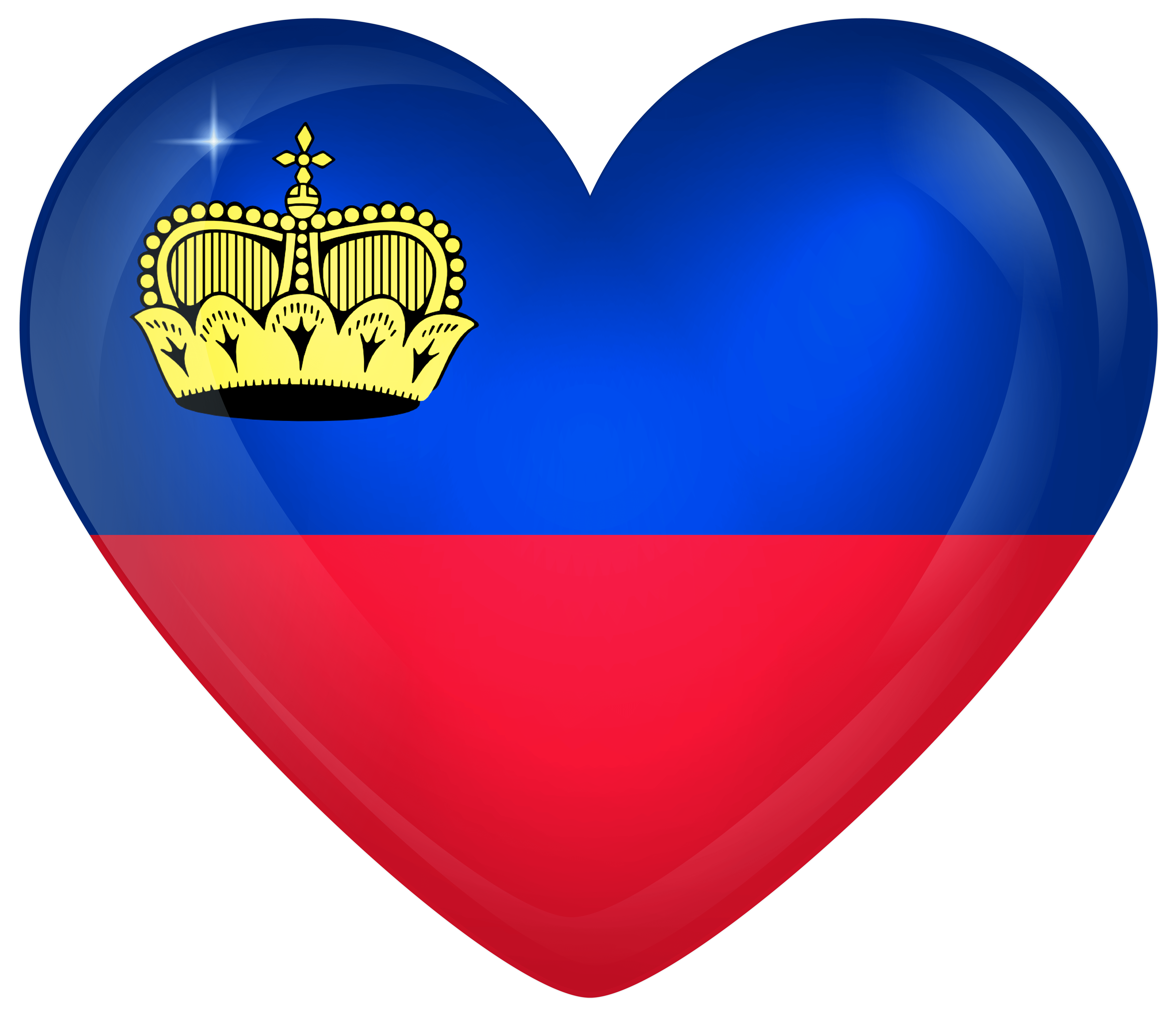 Liechtenstein Heart Flag Quality