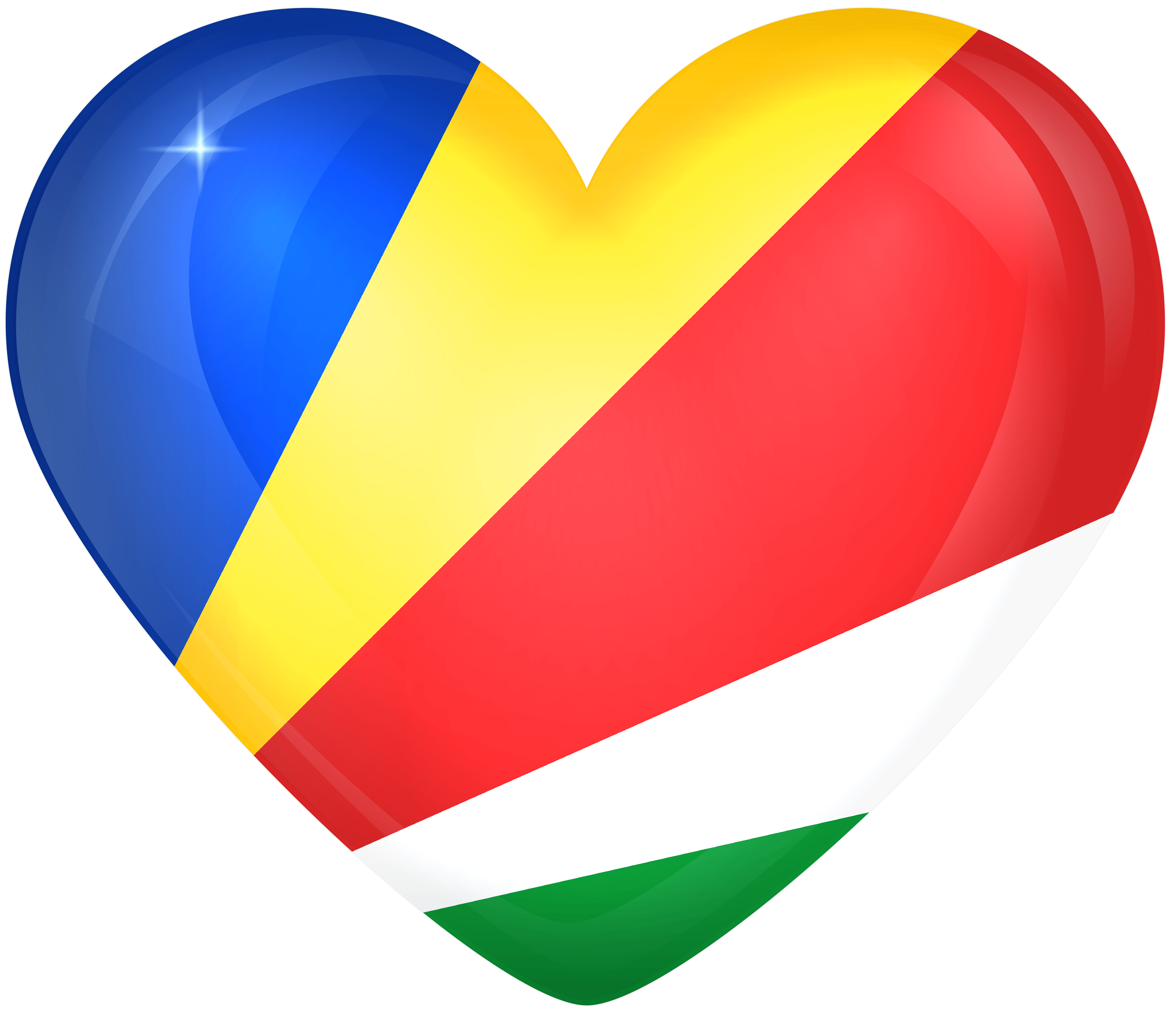 Seychelles Large Heart Flag Quality