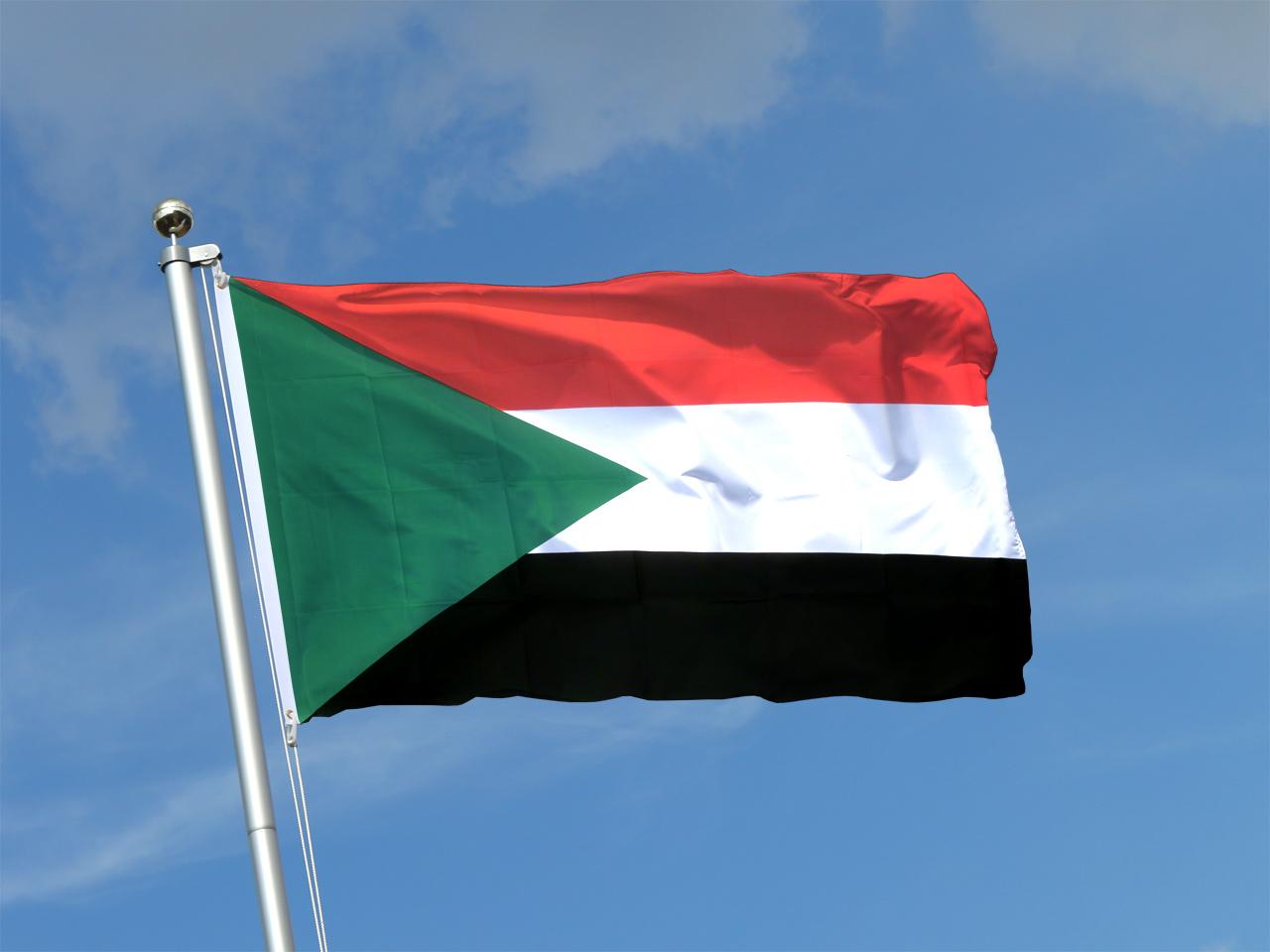 Sudan ft Flag (90x150 cm)