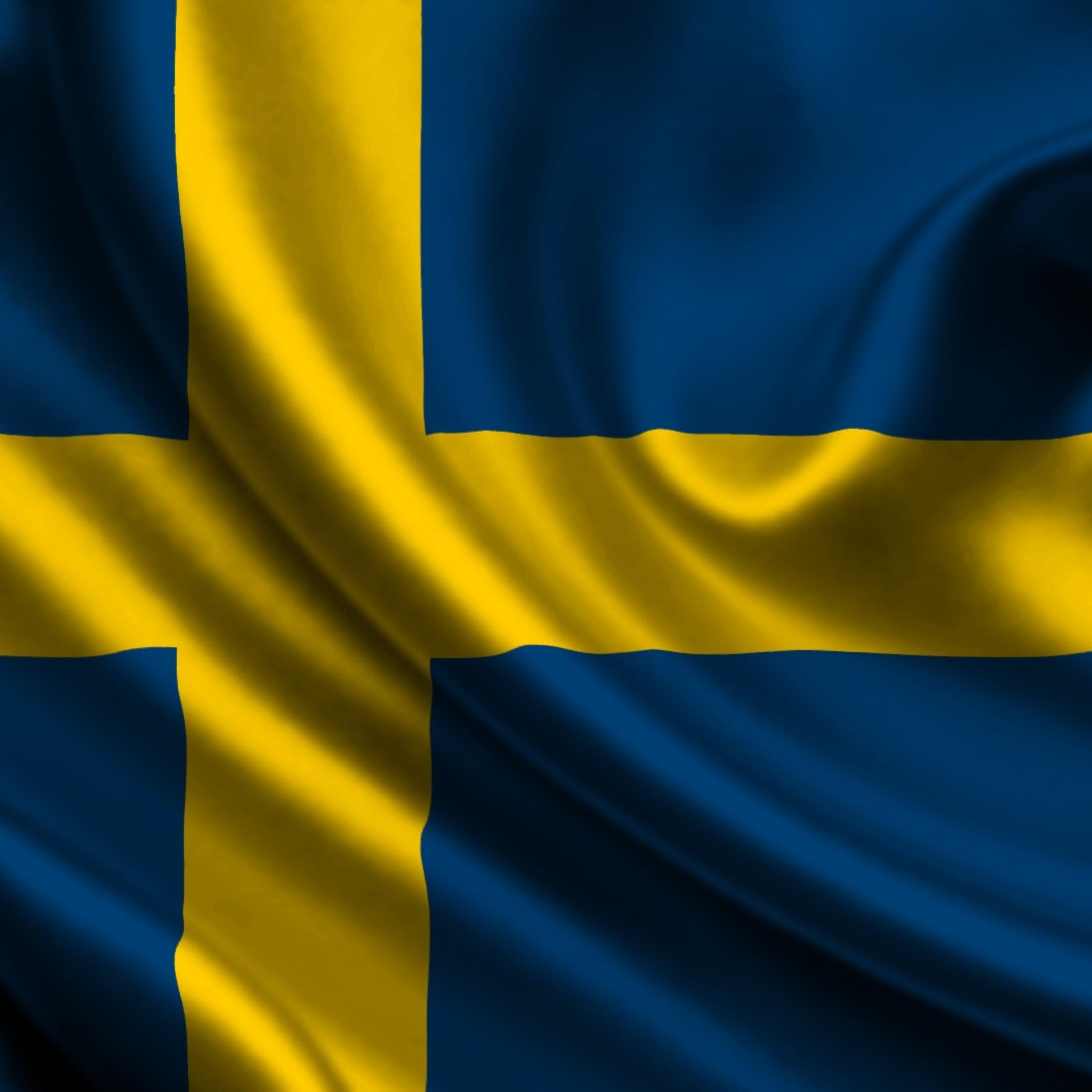 Sweden Flag iPad Pro Retina Display HD 4k Wallpaper