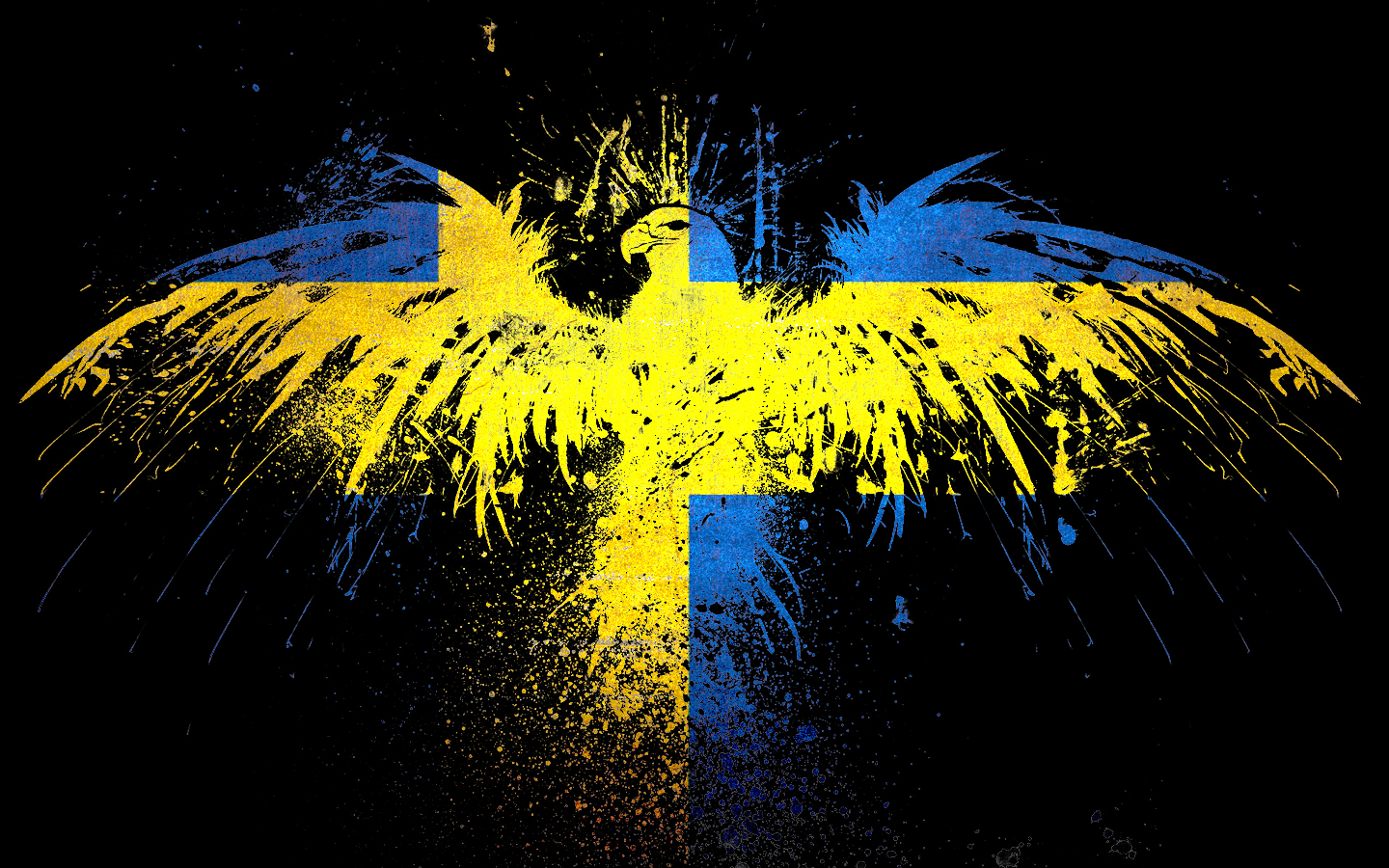 Flag Of Sweden Wallpaper