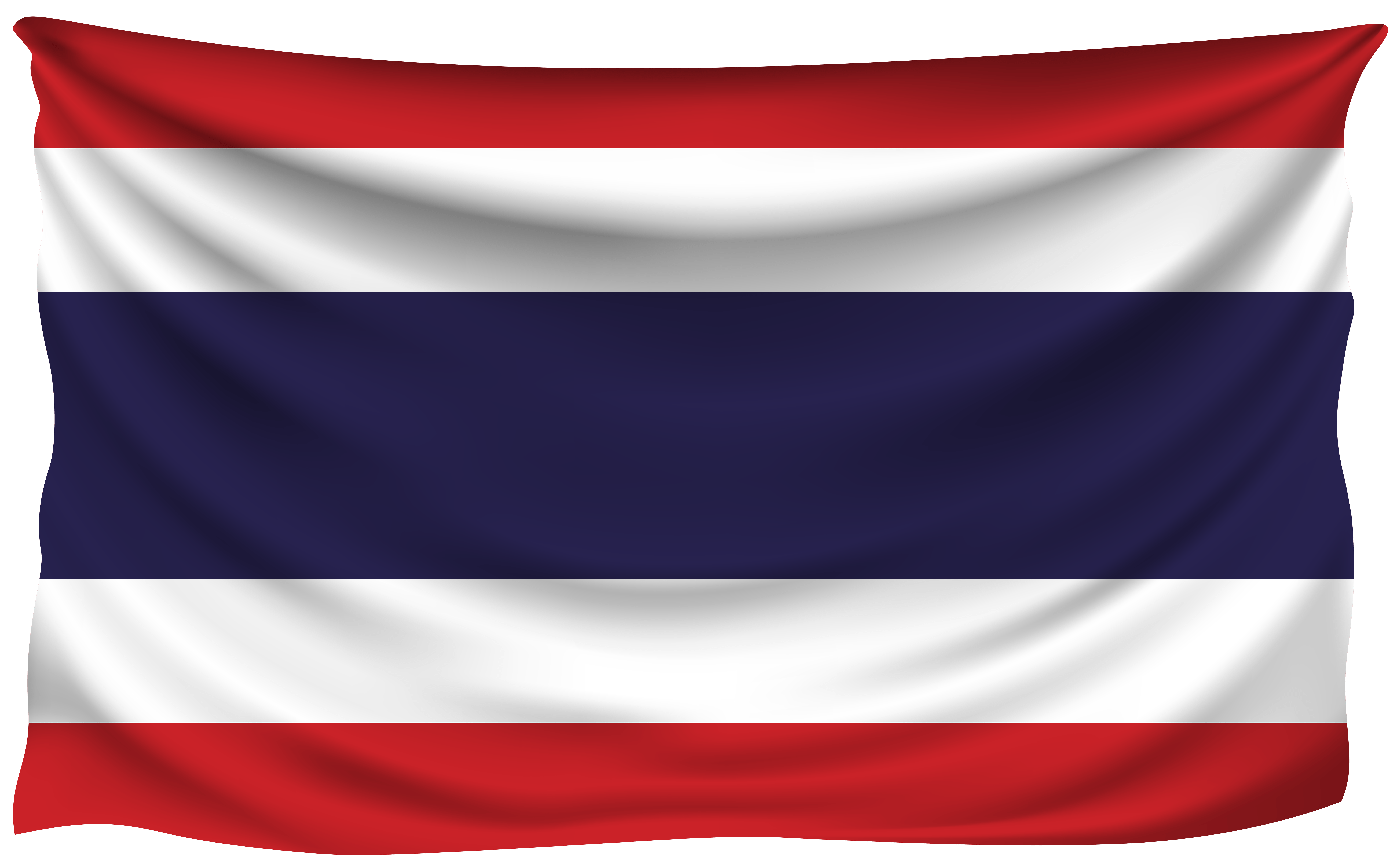 Thailand Wrinkled Flag Quality Image