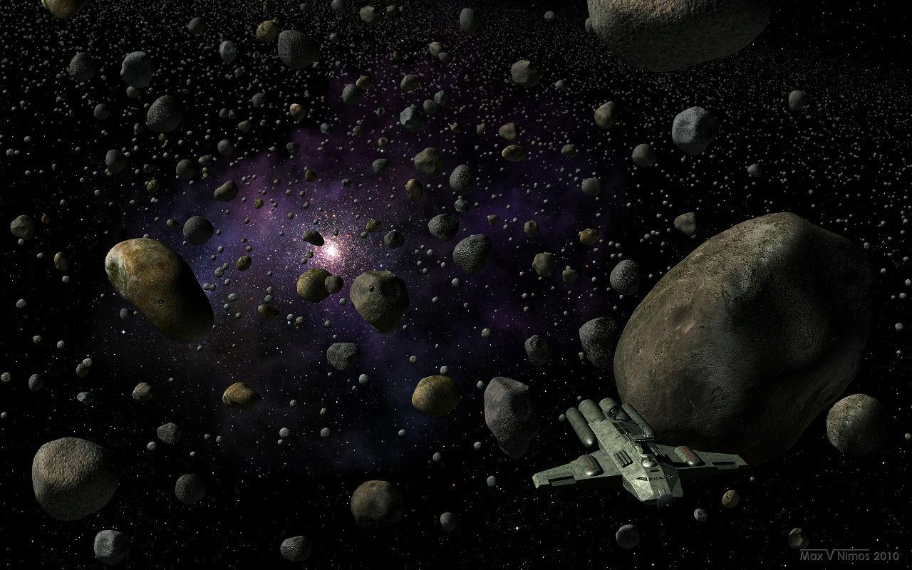 Asteroid Belt Between Mars And Jupit HD Wallpaper, Background Image