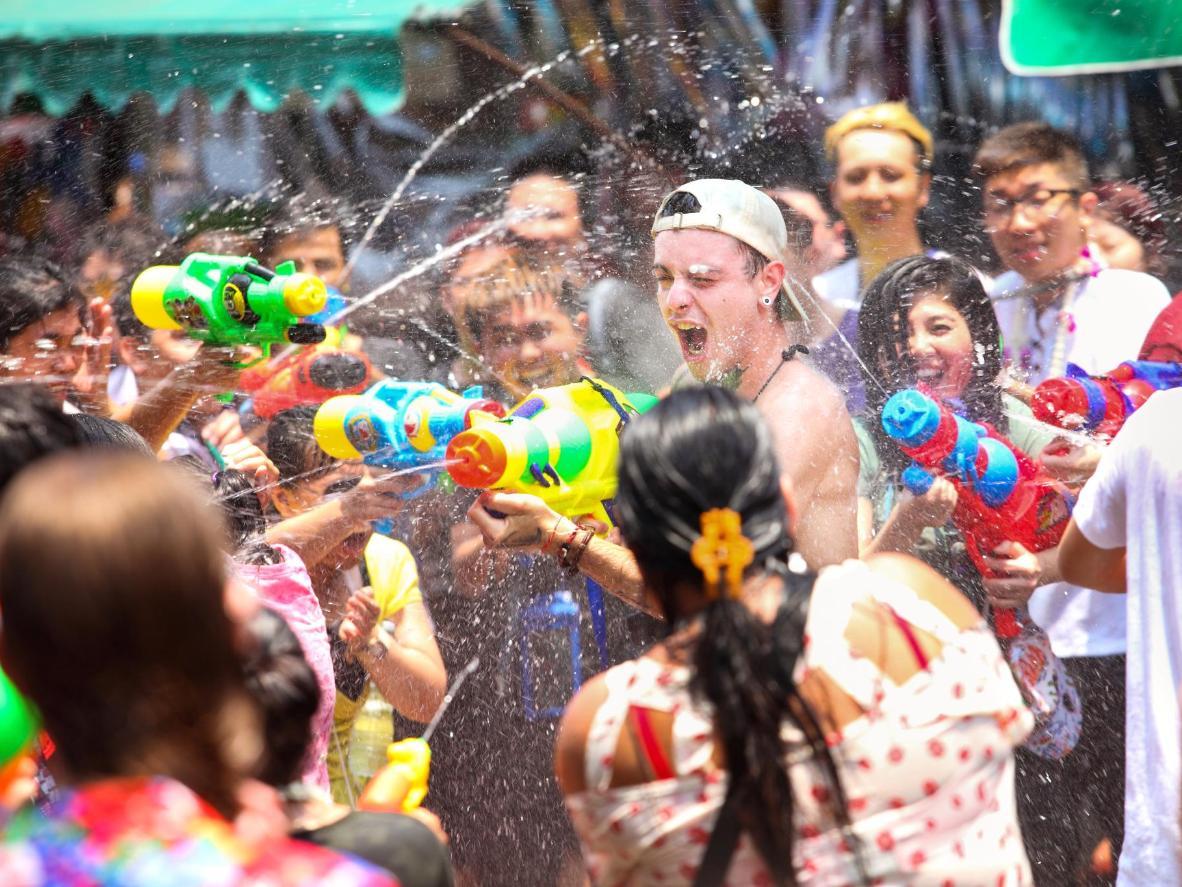 Where to celebrate Songkran (new year) in Thailand