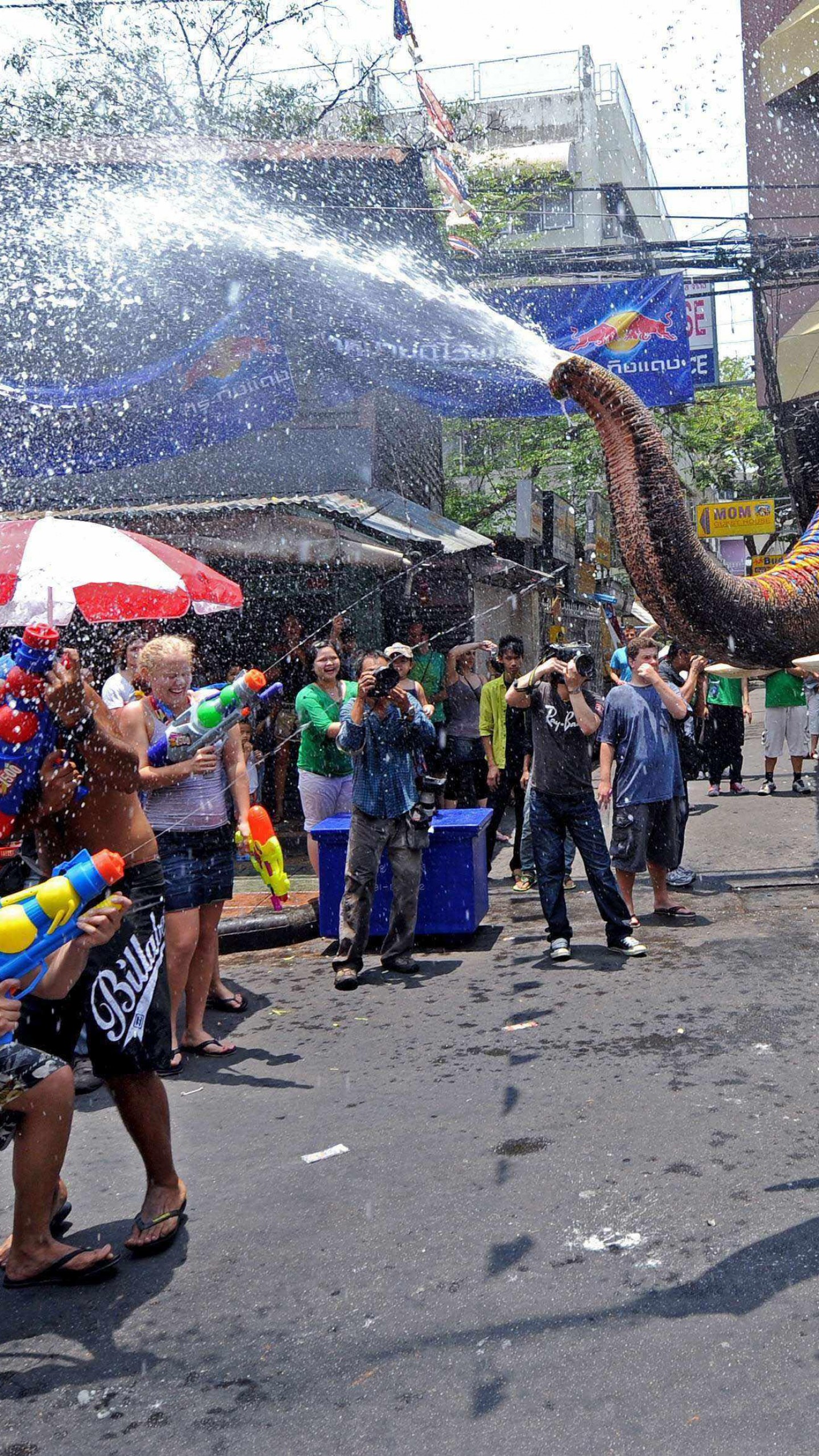 Wallpaper Songkran, Thai New Year, Thailand, Water Festival