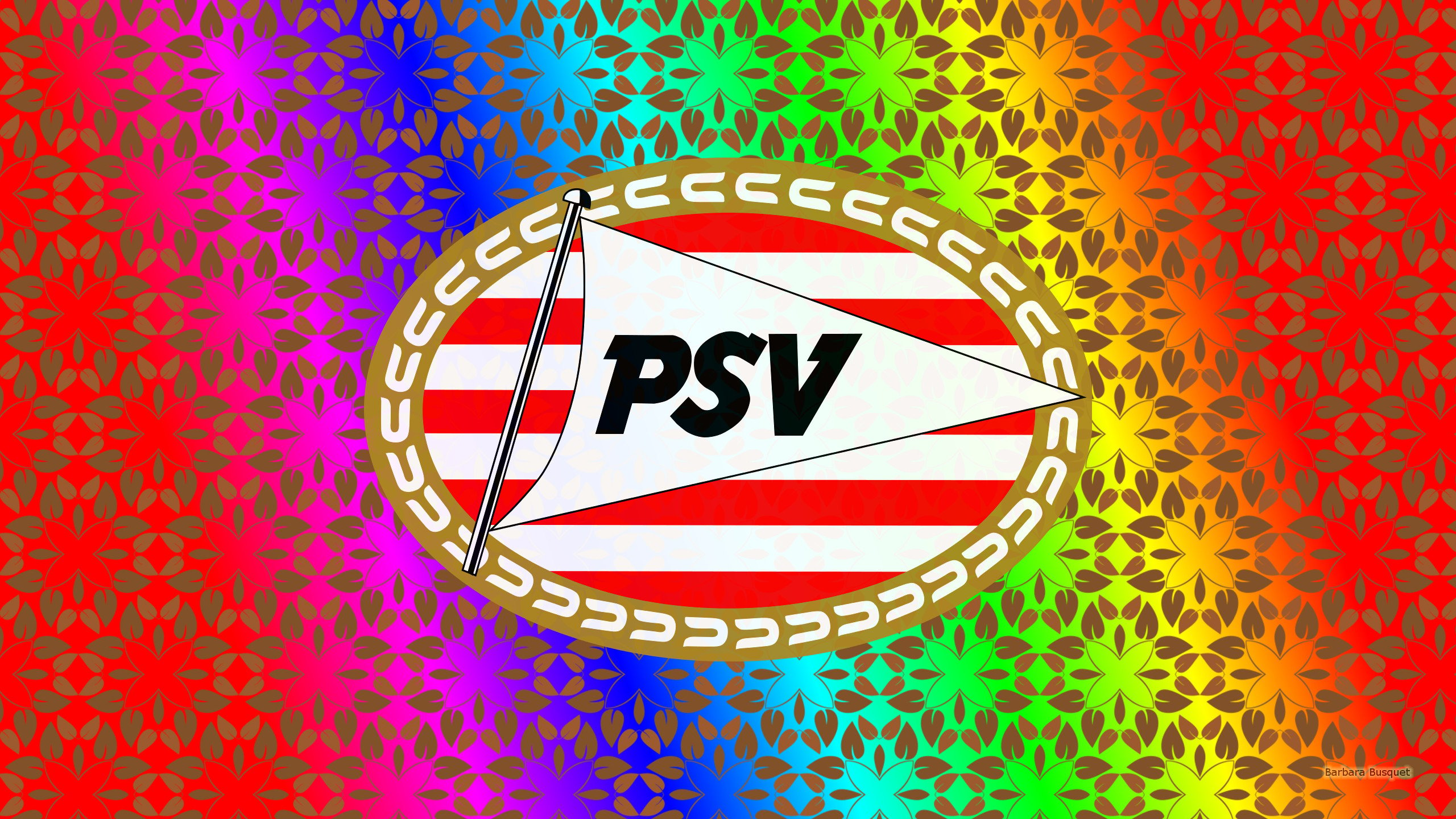 PSV Eindhoven logo wallpaper HD Wallpaper