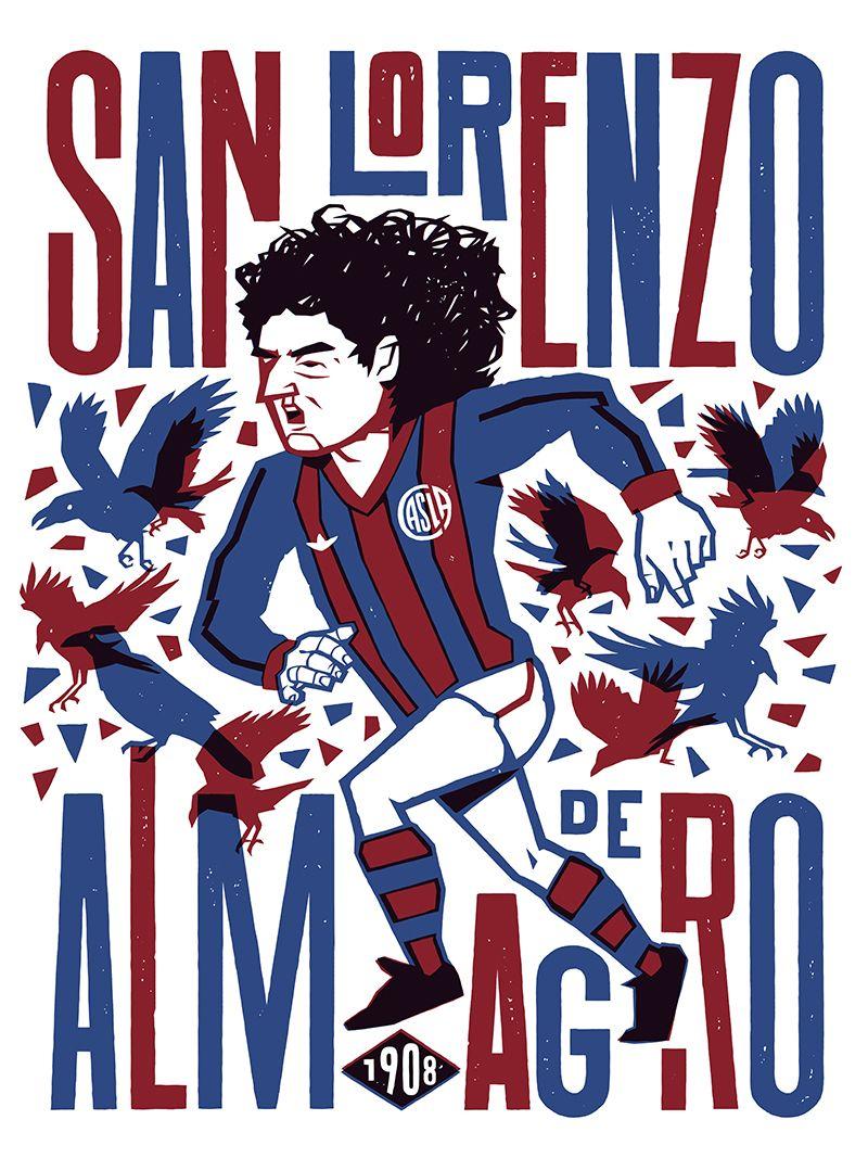 San Lorenzo de Almagro by Lawerta. Design. Futbol