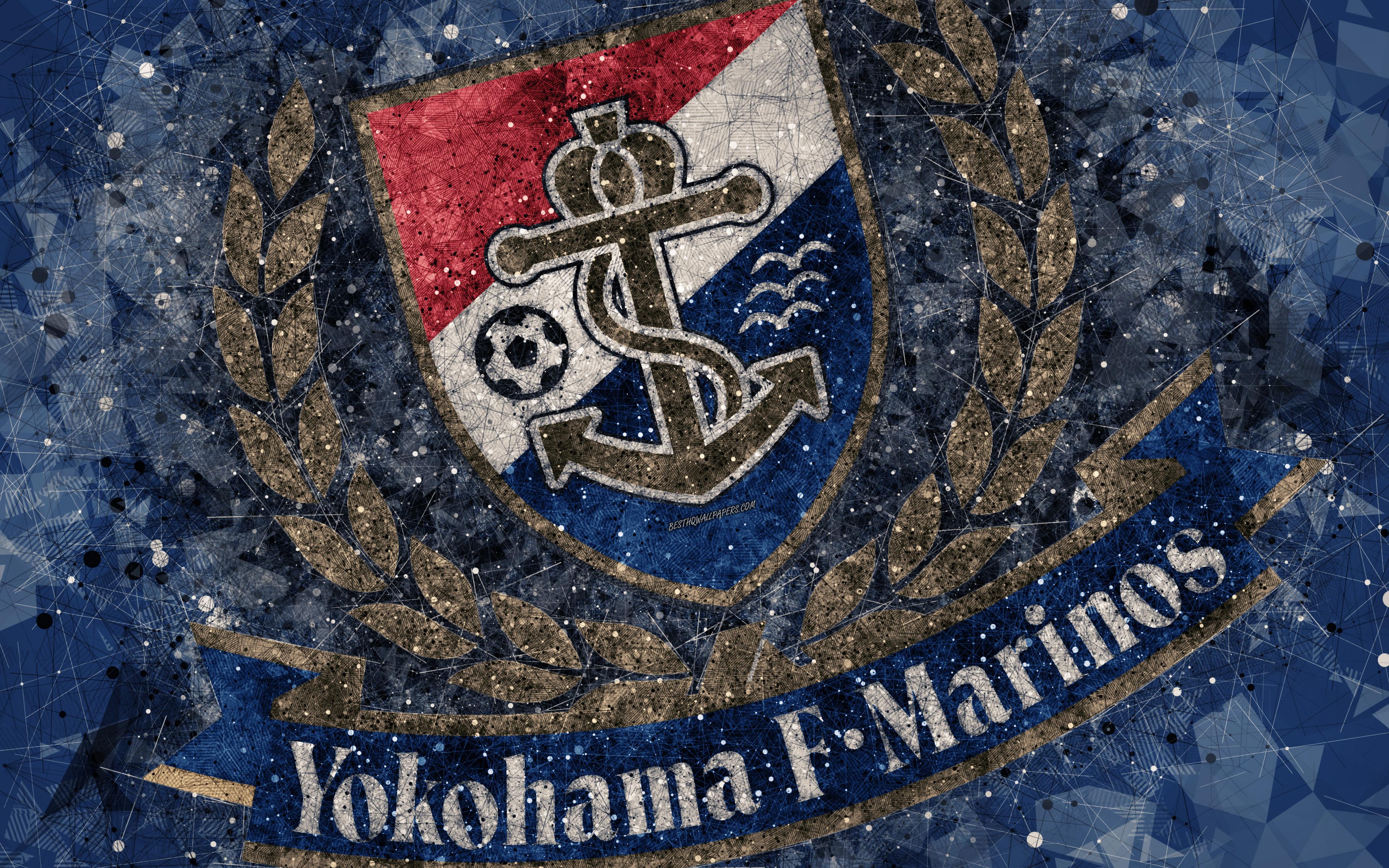 Download wallpaper Yokohama F Marinos, 4k, Japanese football club