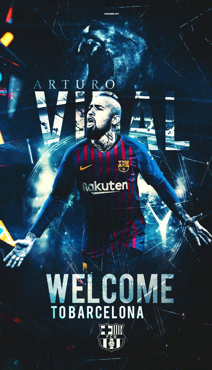 Mohammedgfx Vidal. welcome to #Barca. #welcome