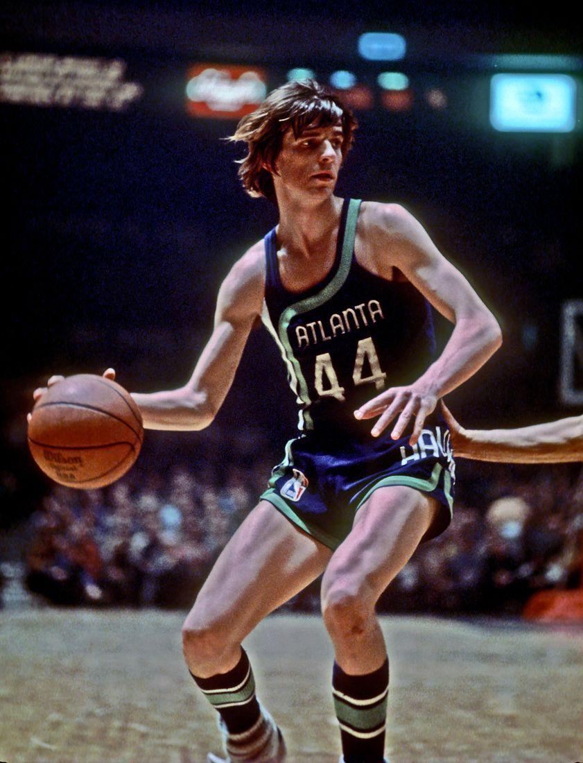 Pete Maravich with the Atlanta Hawks. A Long Way From Home. NBA